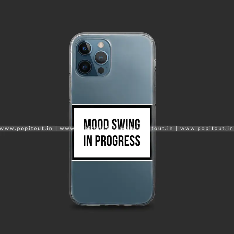 Mood Swing In Process Silicon Clear Case
