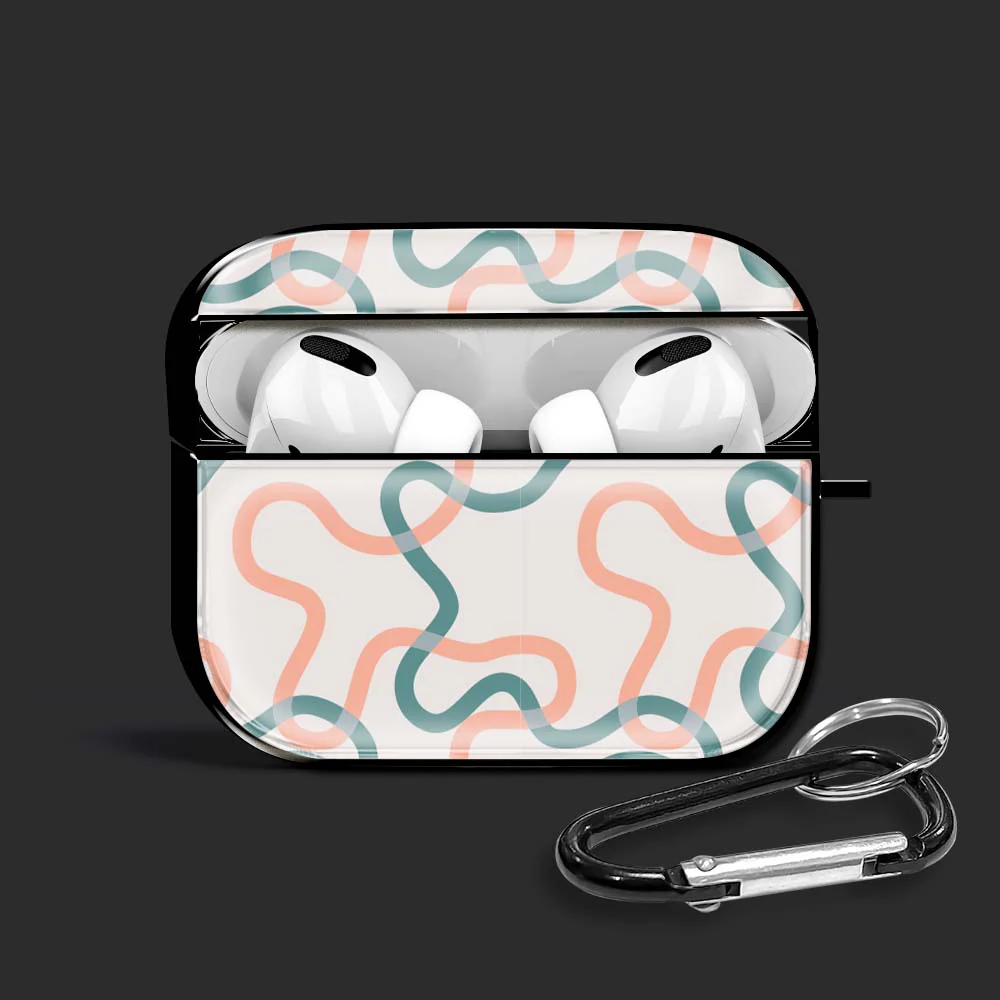 Multi Color Webb Airpods Glass Case