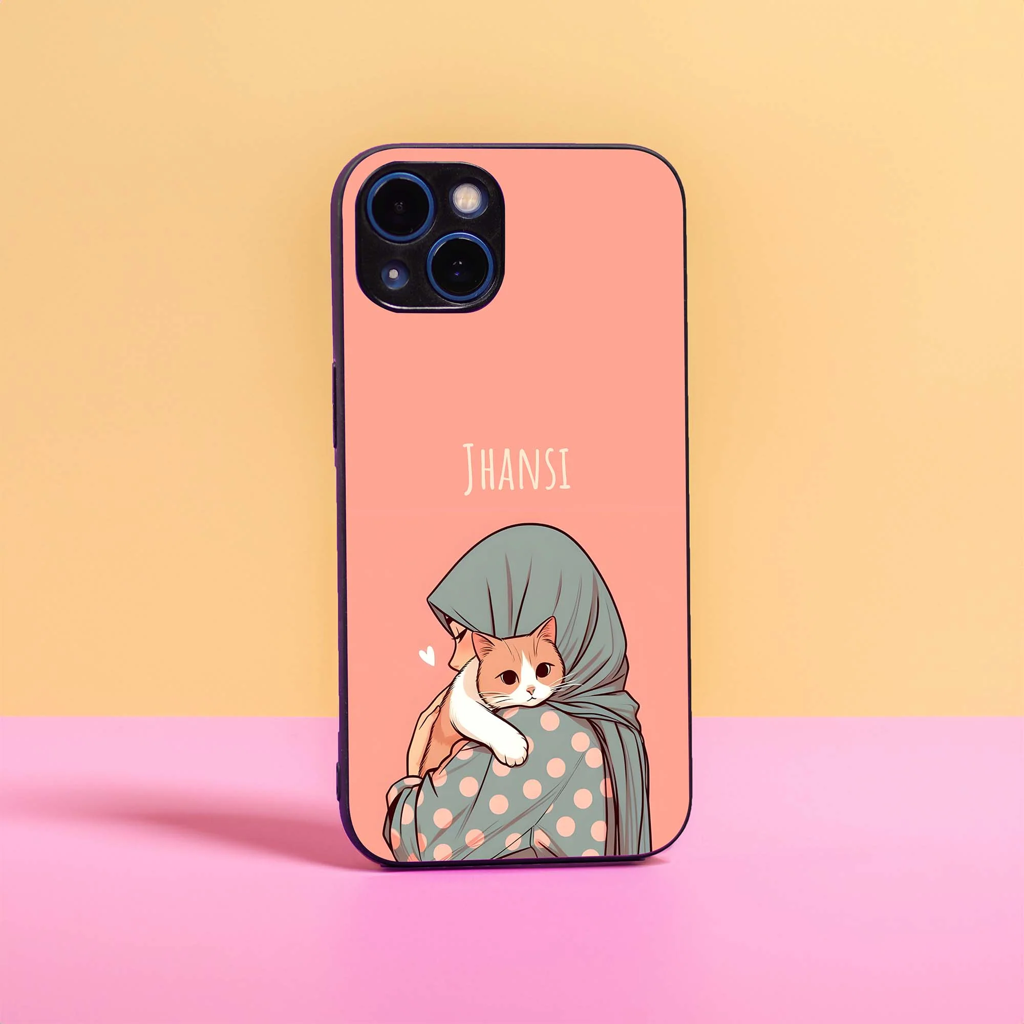 My Baby Cat Name Glass Case