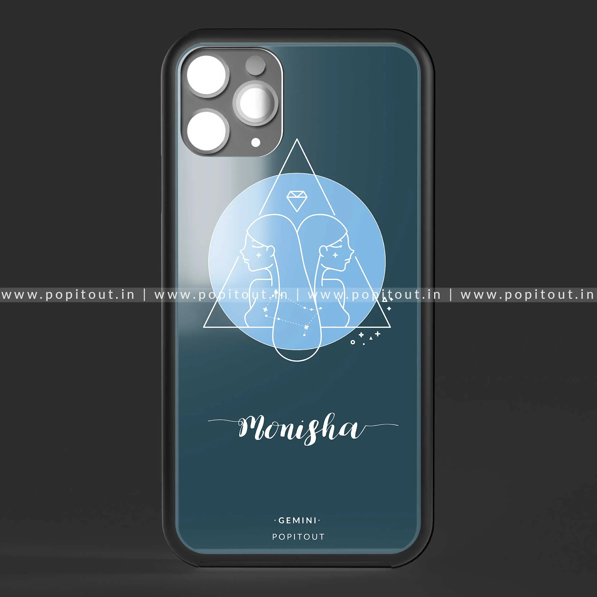 Mystic Zodiac Name Glass Case - Image 4