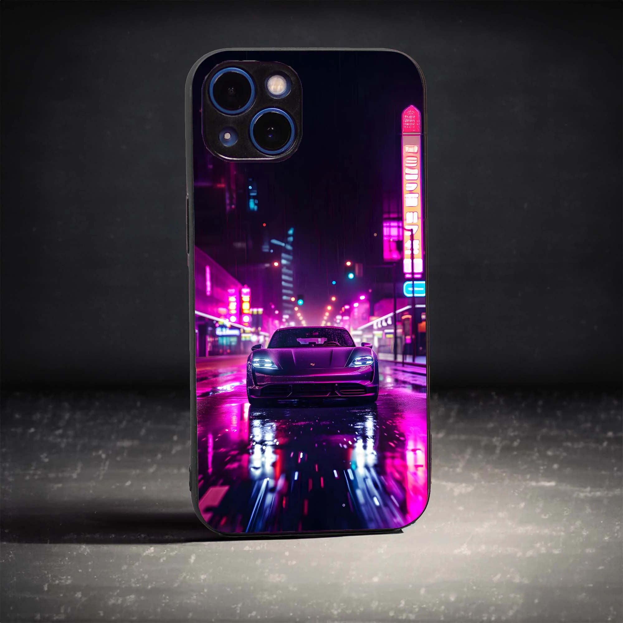 Neon Nights Glass Case