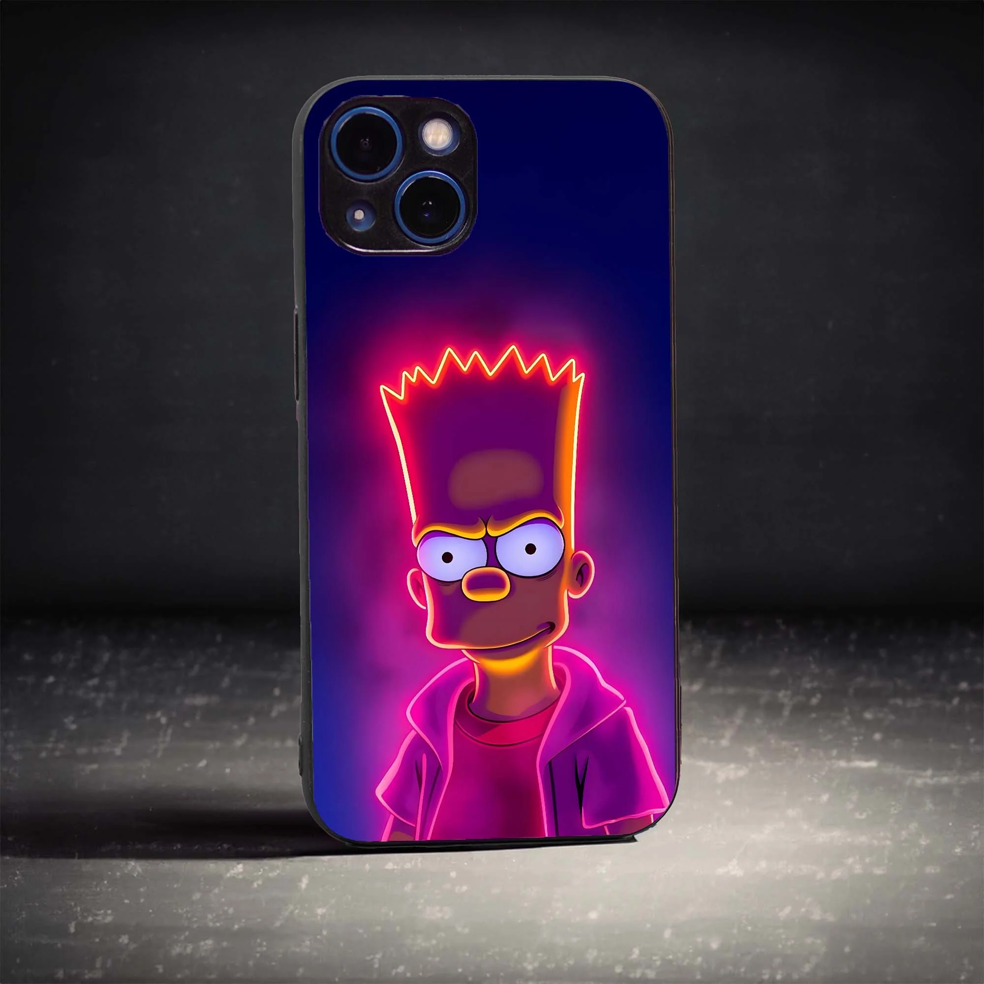 Neon Stare Glass Case