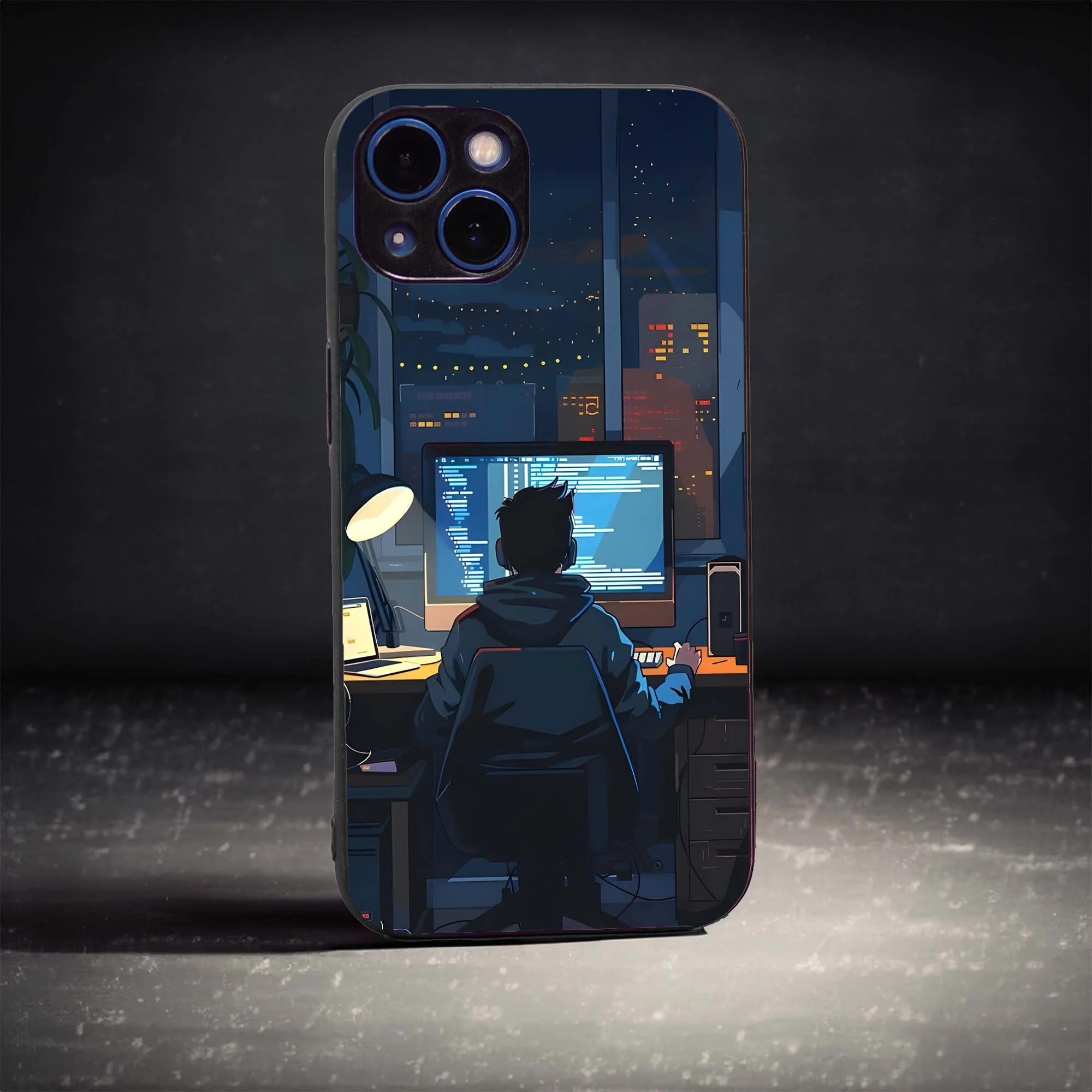 Night Hawk Glass Case