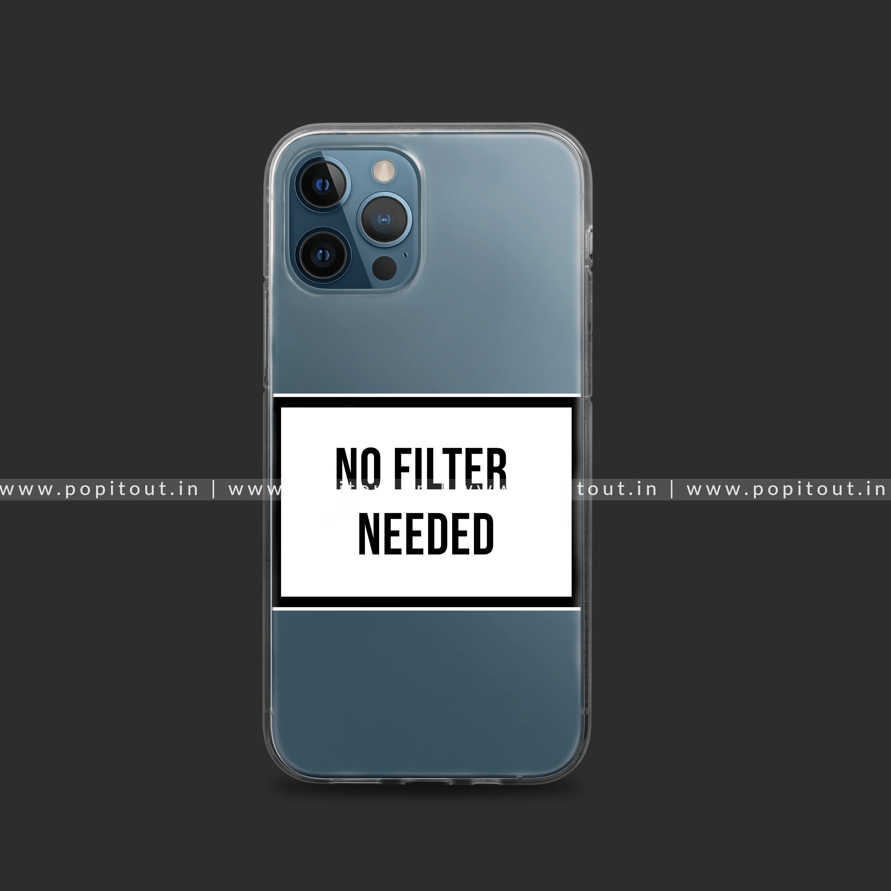 No Filter Needed Silicon Clear Case - Image 2