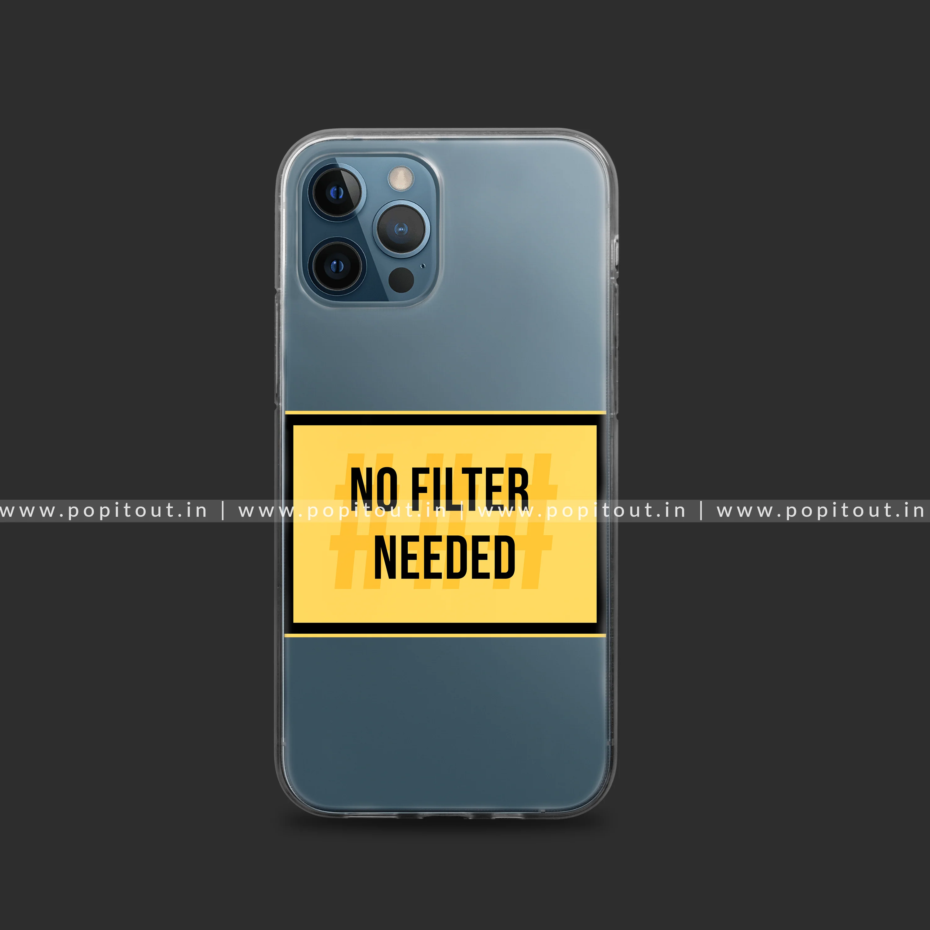No Filter Needed Silicon Clear Case - Image 3