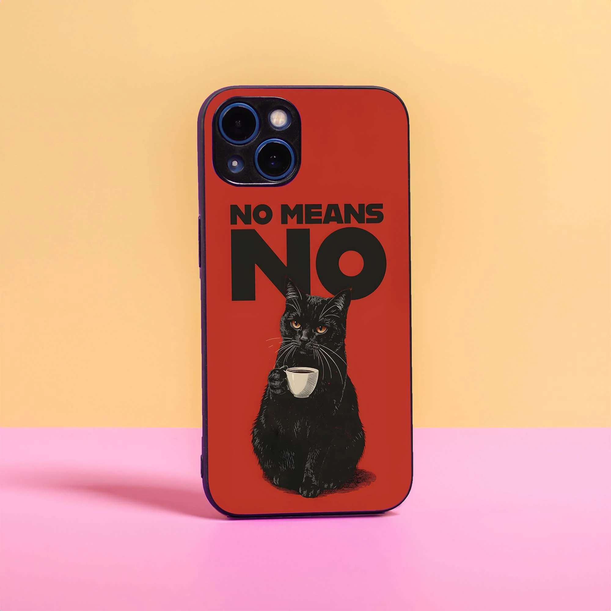 No Means No Glass Case