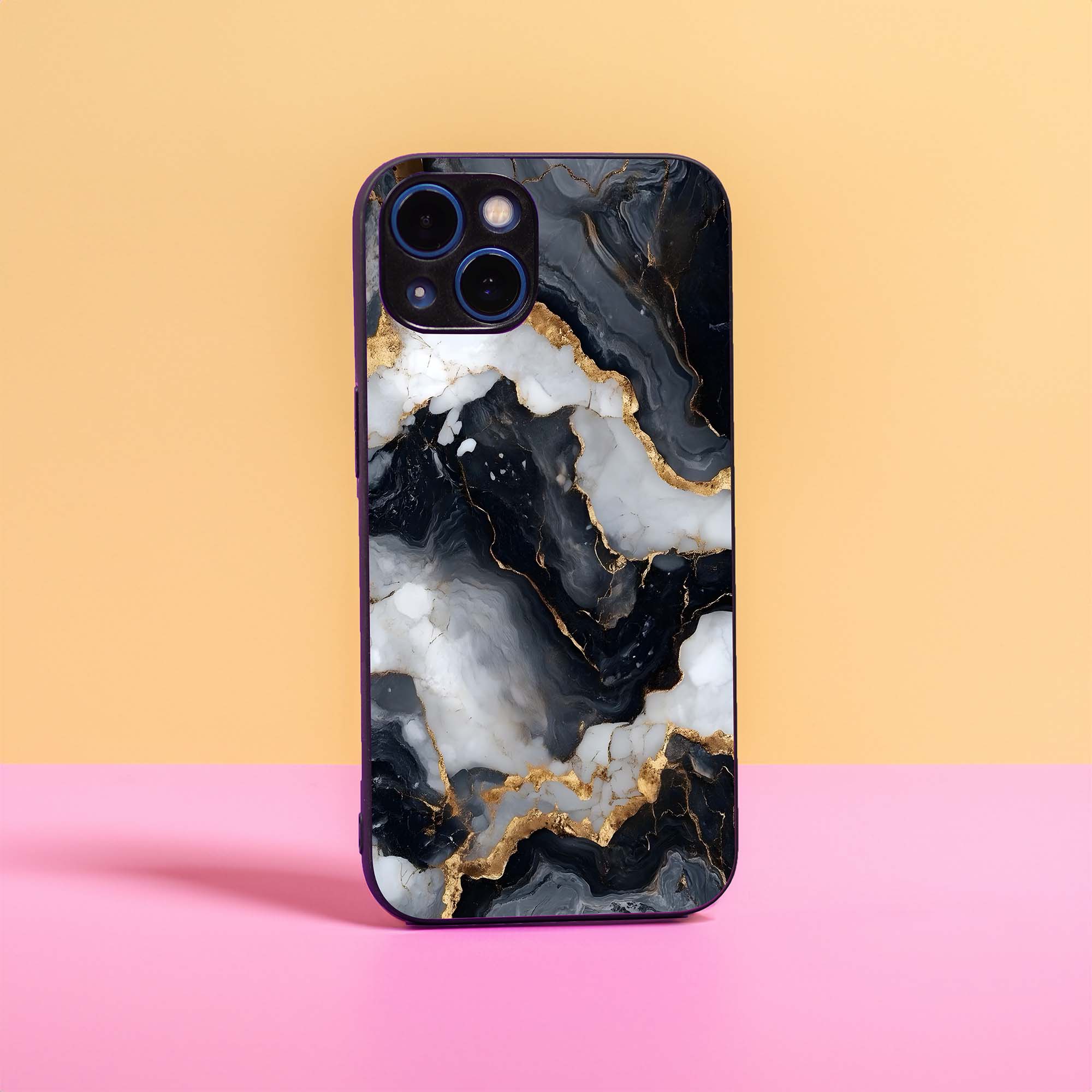 Onyx Marble Glass Case
