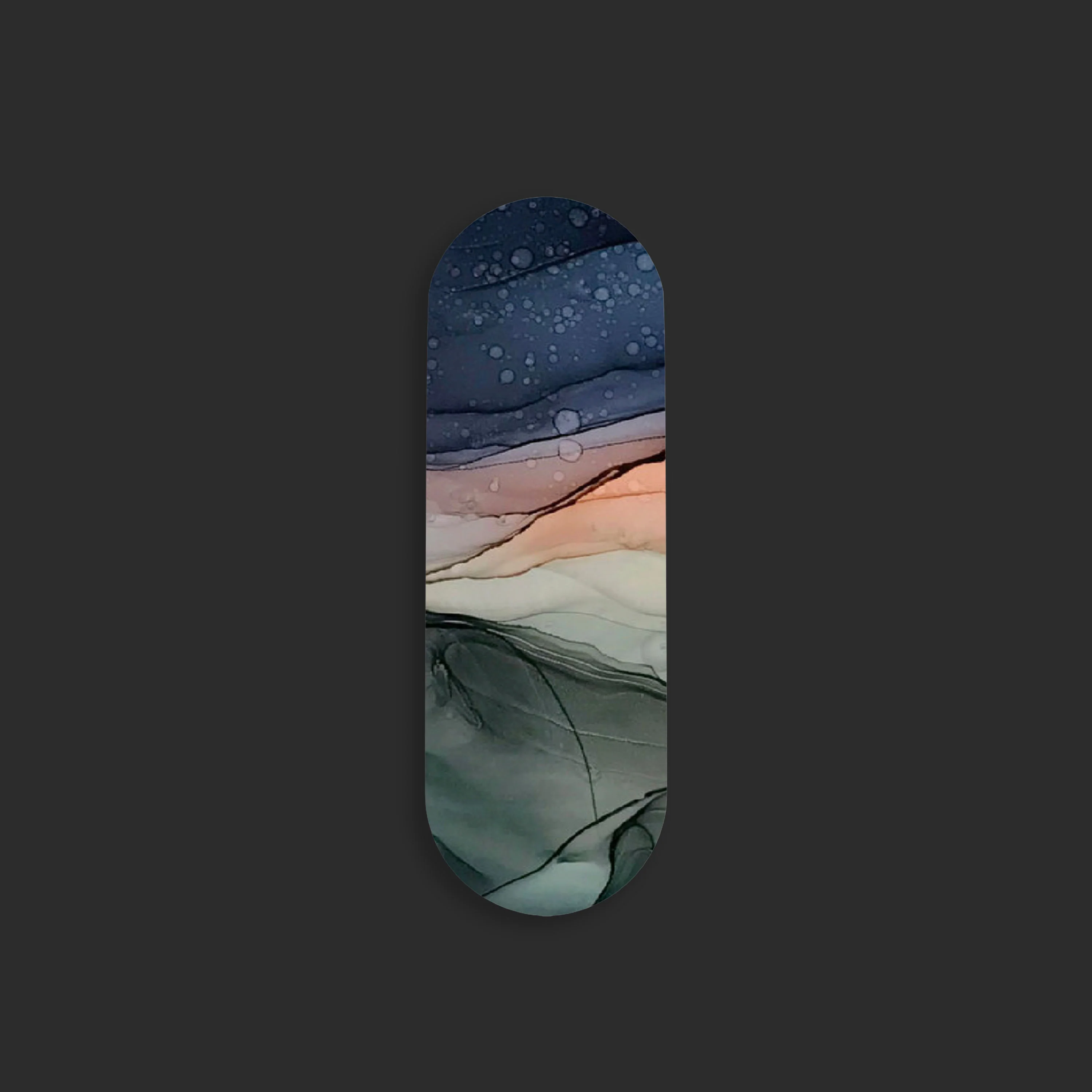 Opal Black Marble Gripper