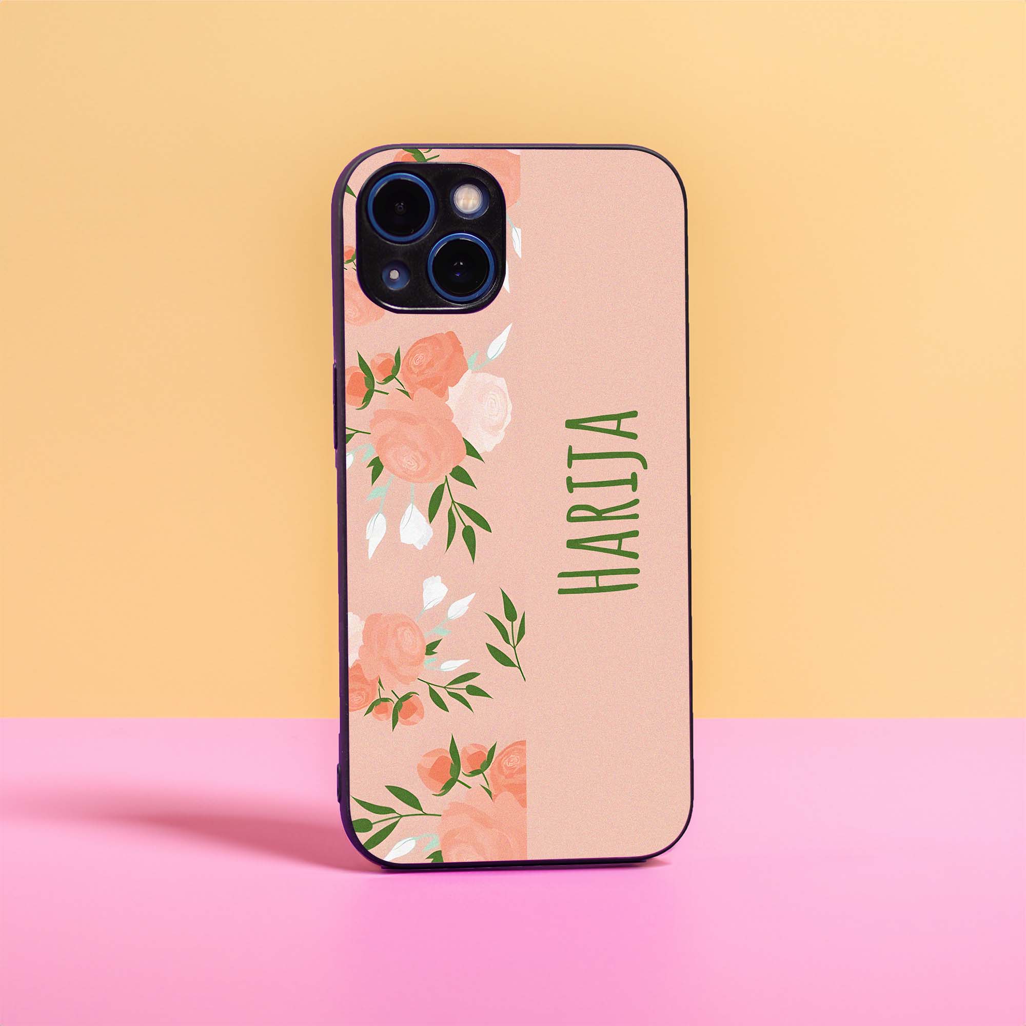 Pastel Love Floral Name Case