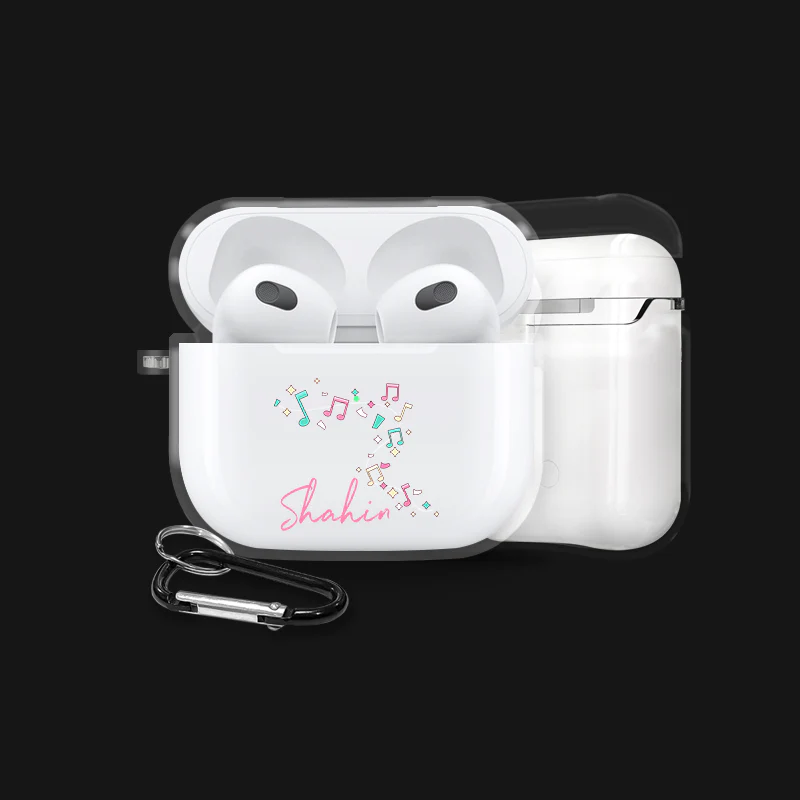 Pastel Music Airpods Name case - Image 4
