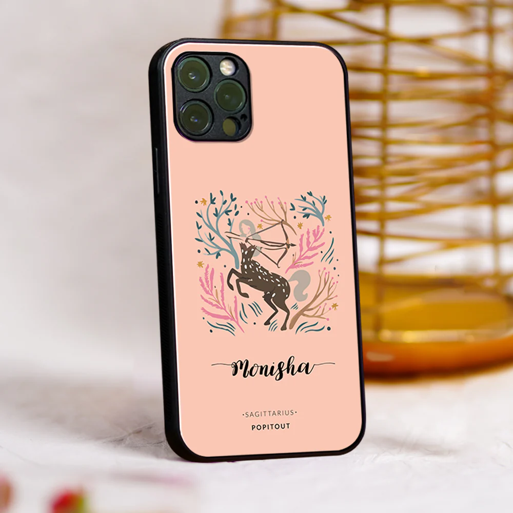 Pastel Zodiac Name Glass Case - Image 11