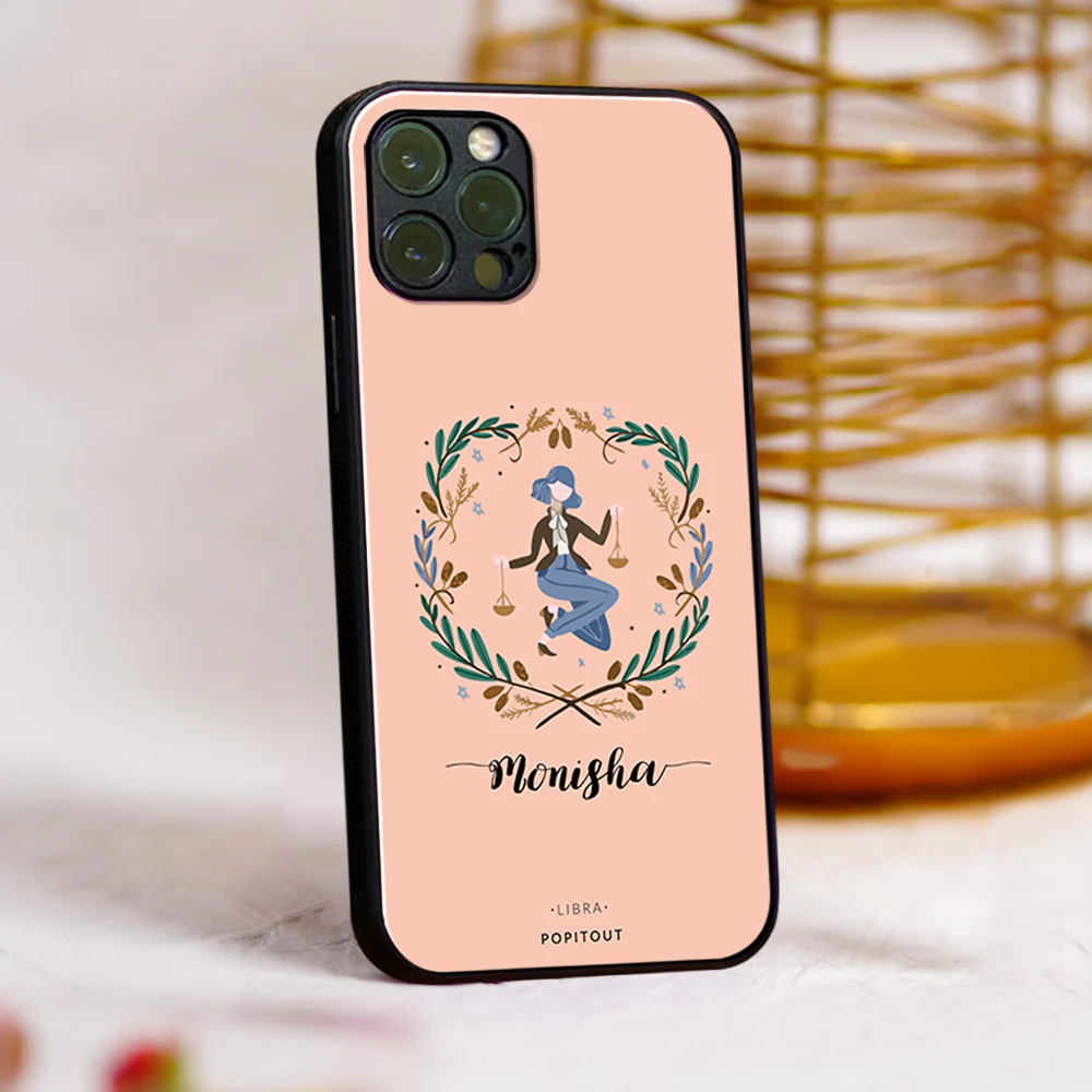 Pastel Zodiac Name Glass Case - Image 9