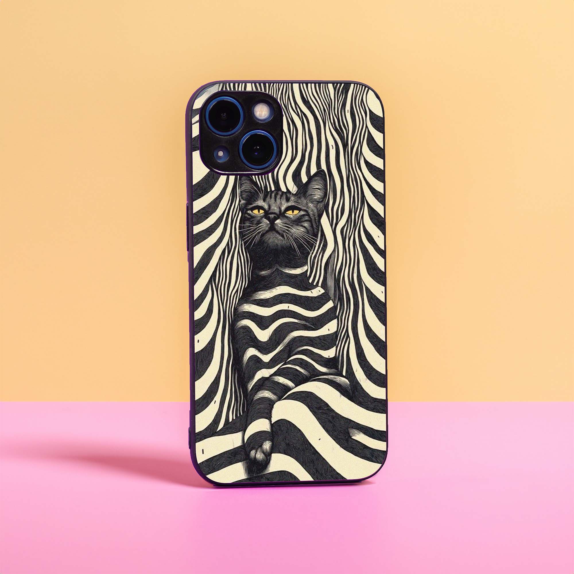 Pattern Cutie Cat Case