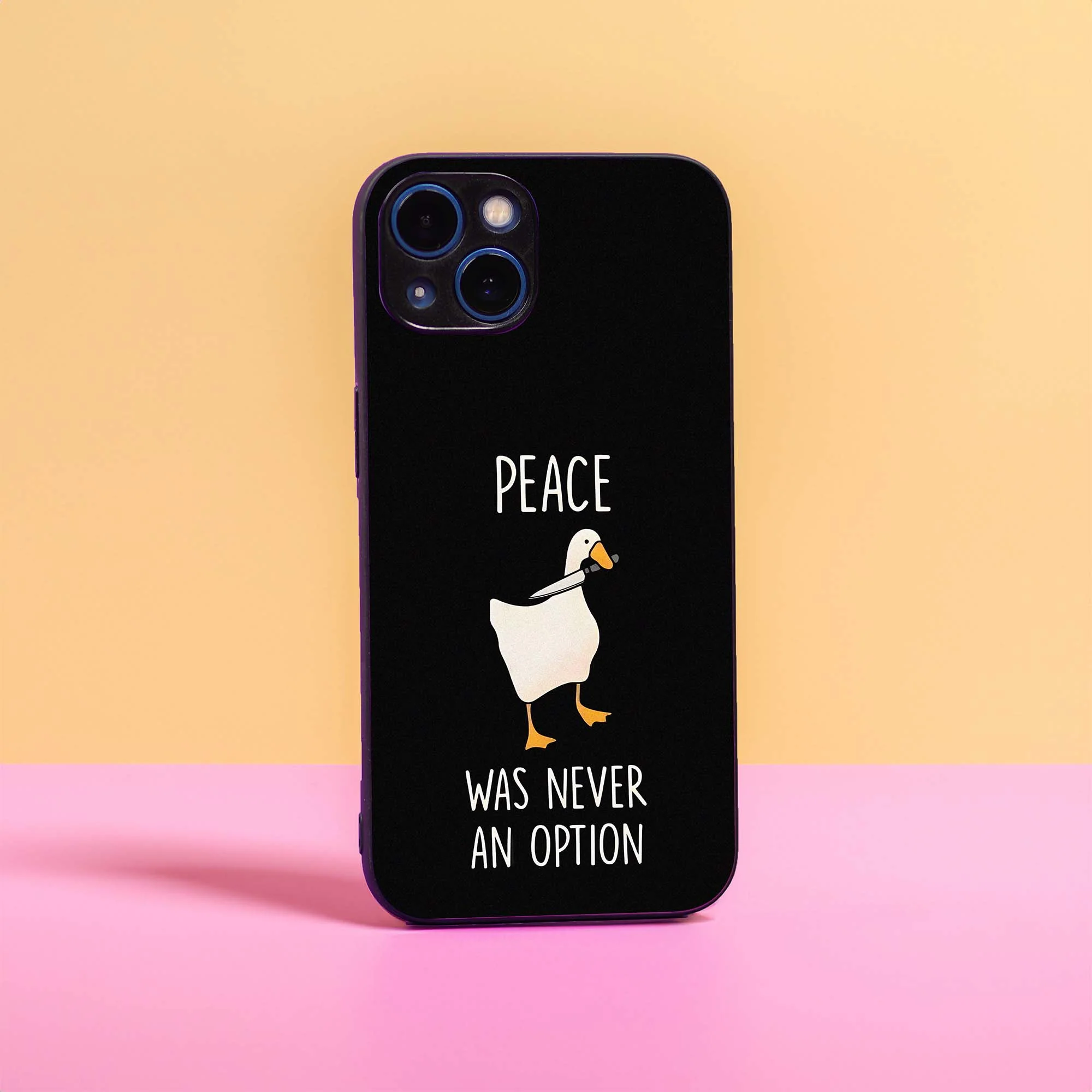 Peace was never an option Sleek Hybrid Case