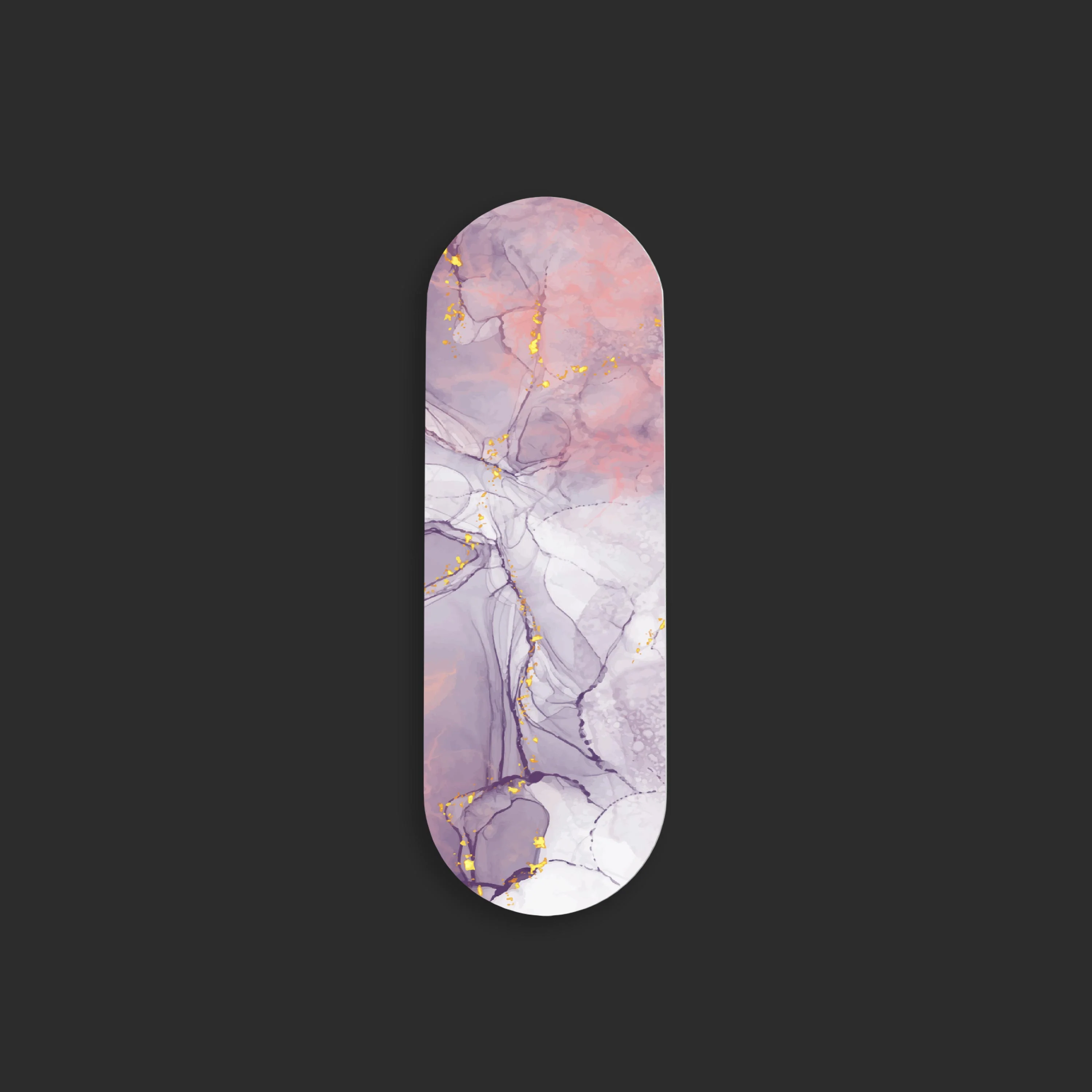 Peach Gold  Marble Print Gripper