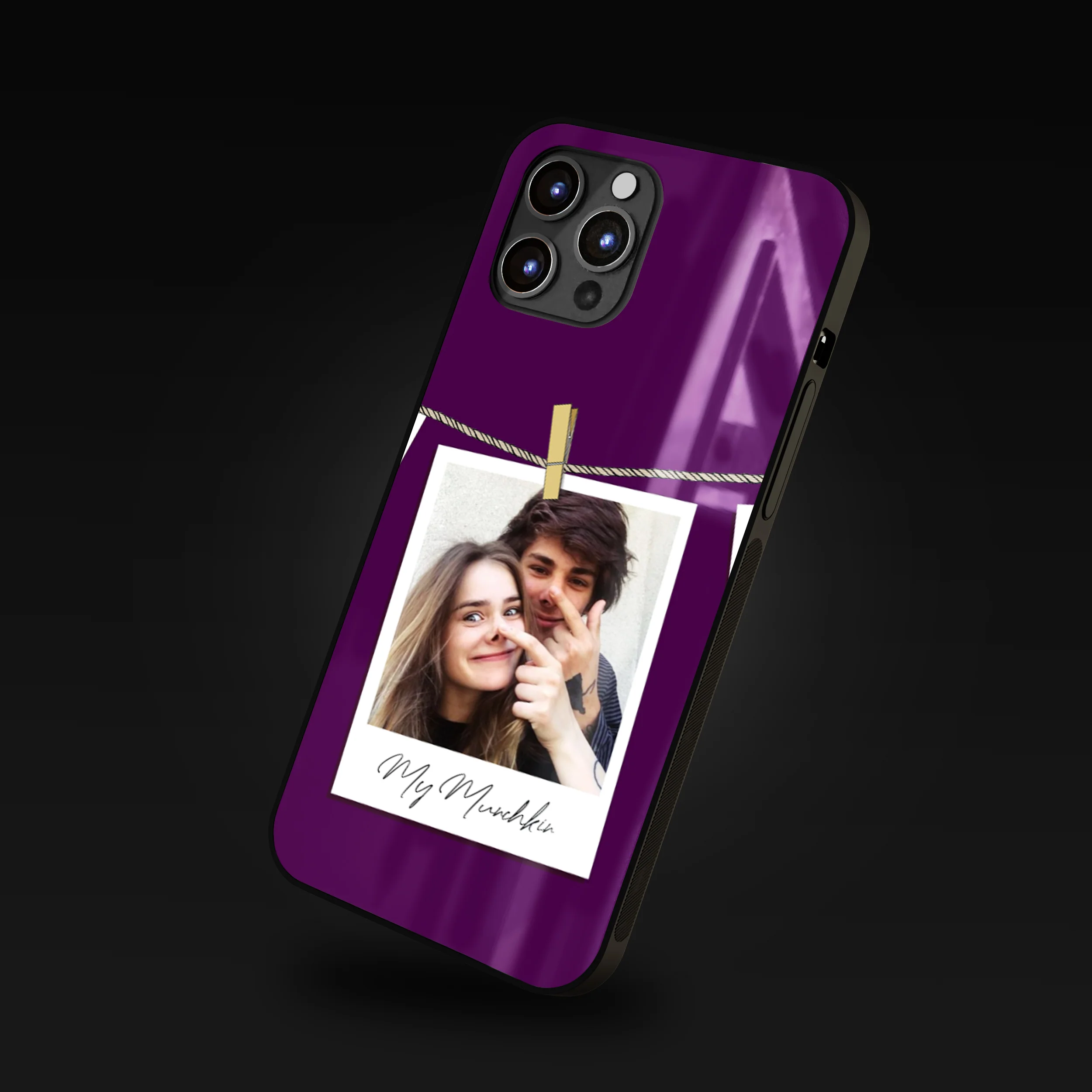 Instant Memory Photo Clip Frame Customized Phone Glass Case - Image 11