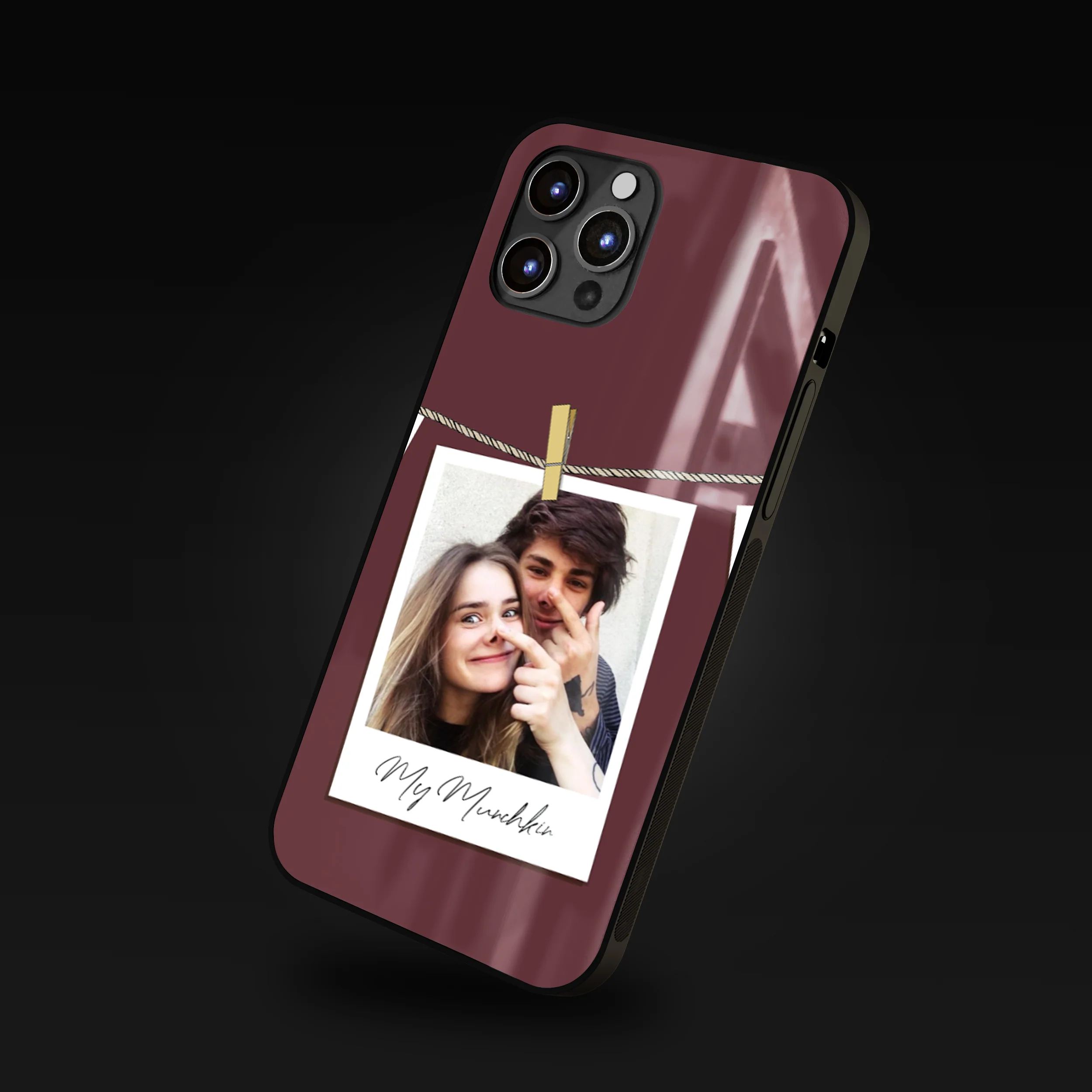 Instant Memory Photo Clip Frame Customized Phone Glass Case - Image 15