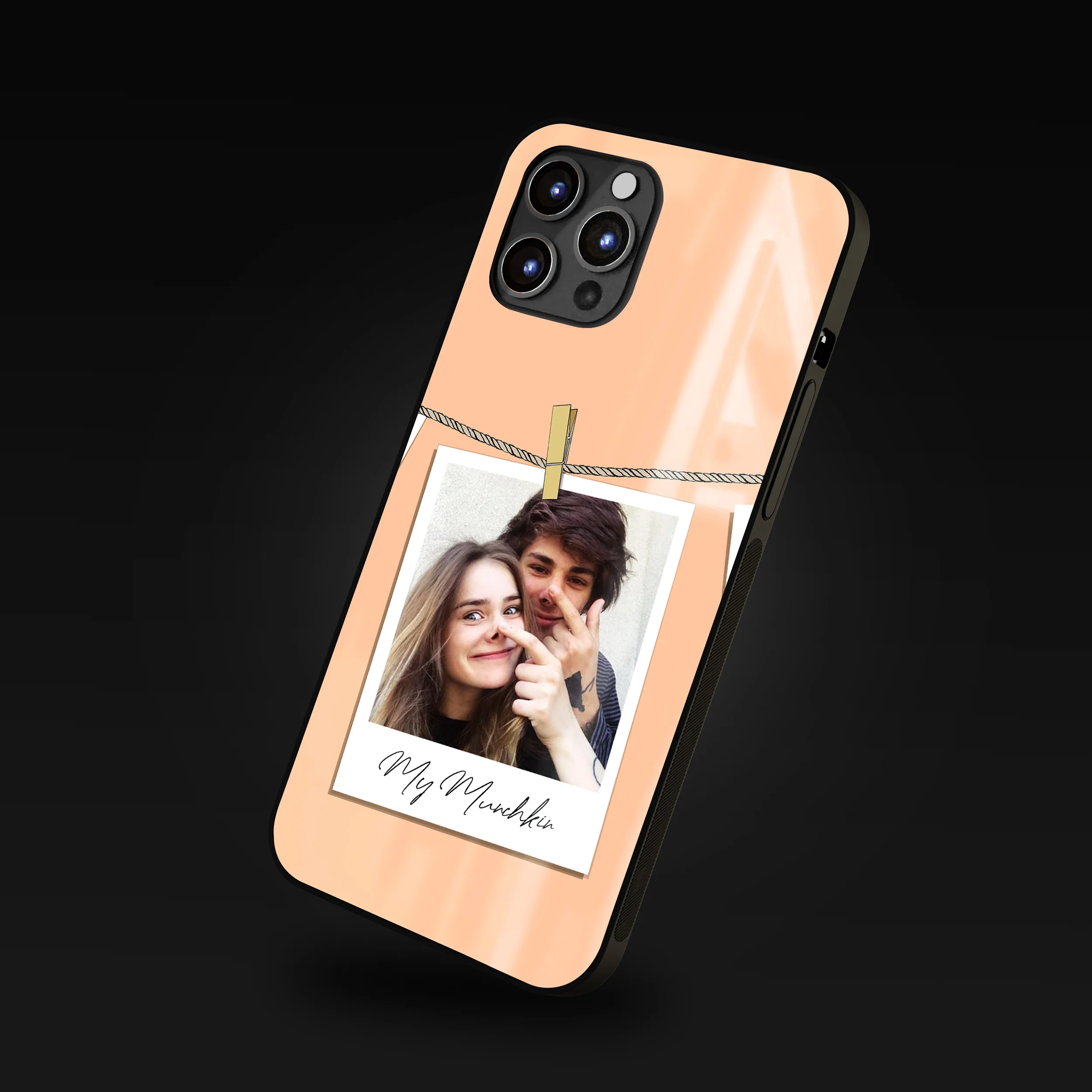 Instant Memory Photo Clip Frame Customized Phone Glass Case - Image 16
