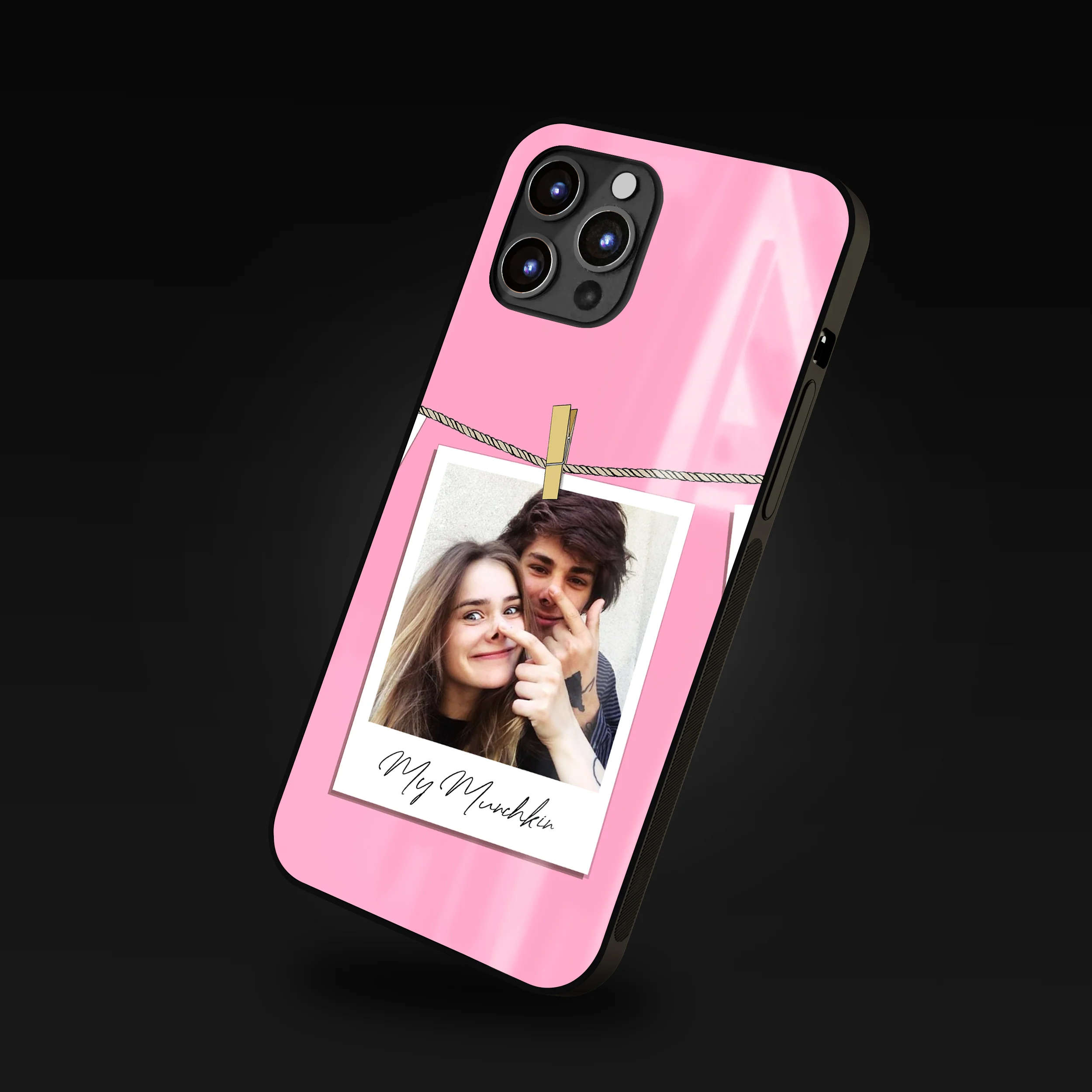 Instant Memory Photo Clip Frame Customized Phone Glass Case - Image 17