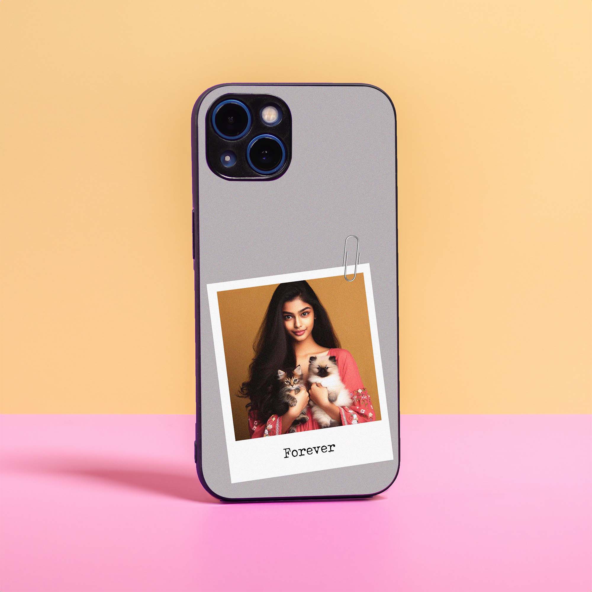 Personalized Instant Memory Photo Phone Case with Customized Year - Image 3