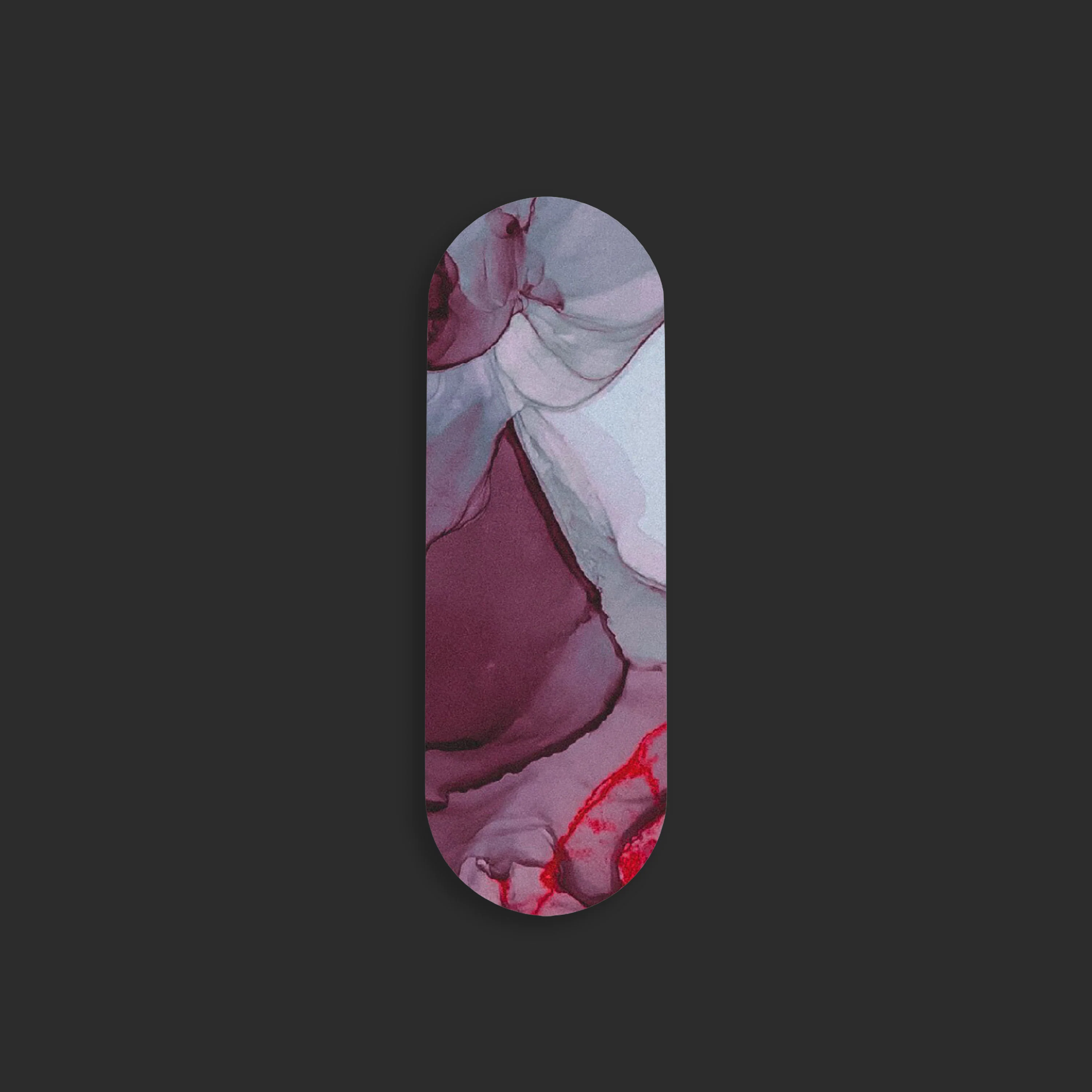 Pink and Grey Smokey Marble Gripper