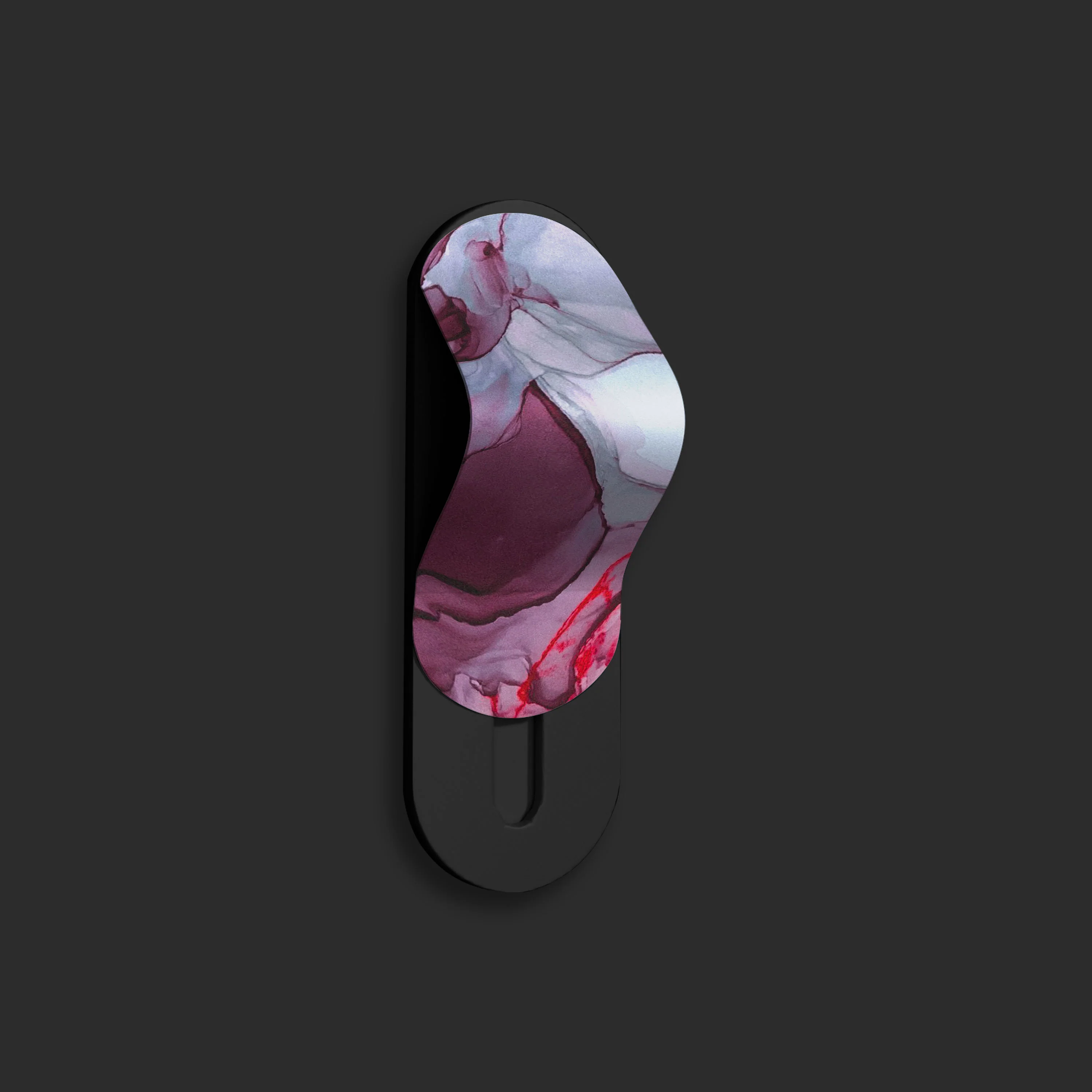 Pink and Grey Smokey Marble Gripper - Image 2