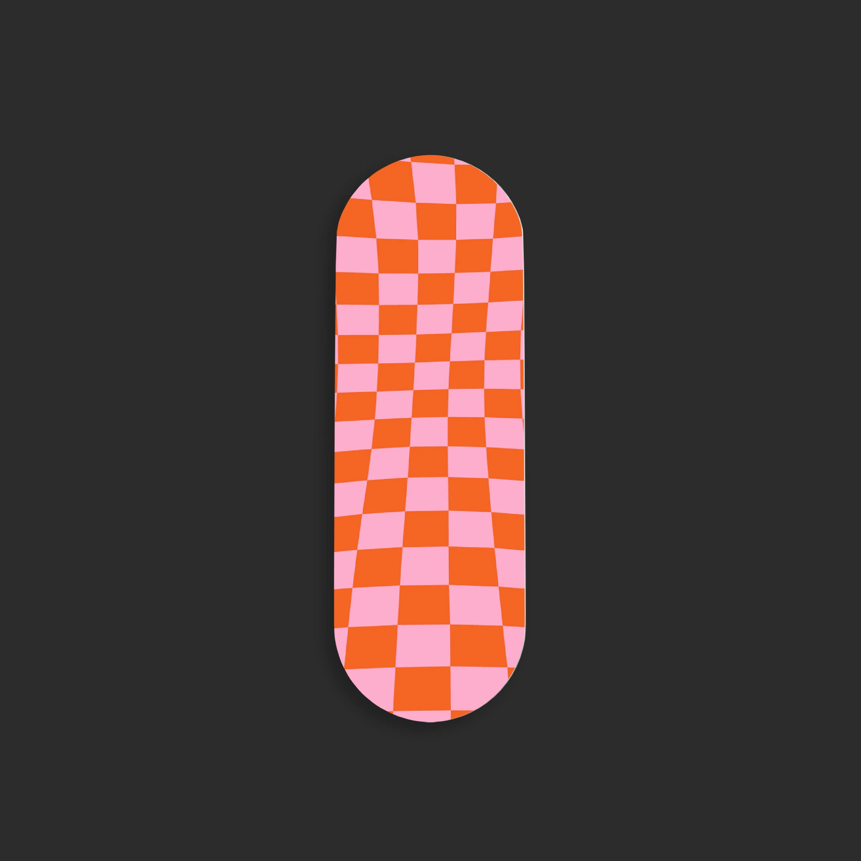 Pink And Orange Checkered Gripper
