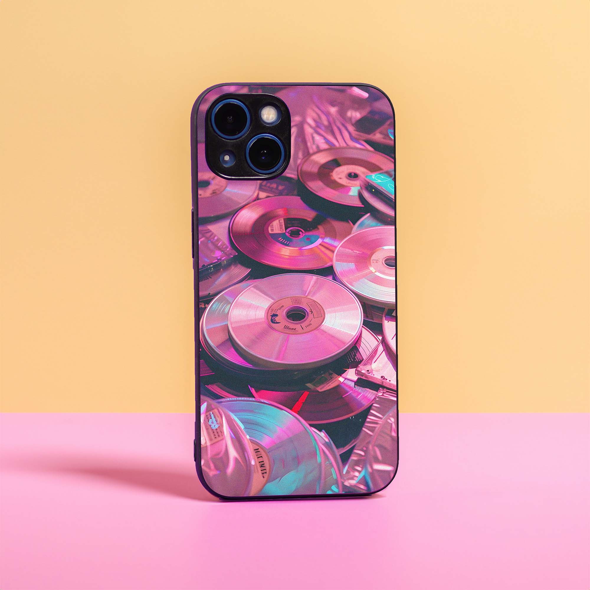 Pink CD's Sleek Hybrid Case