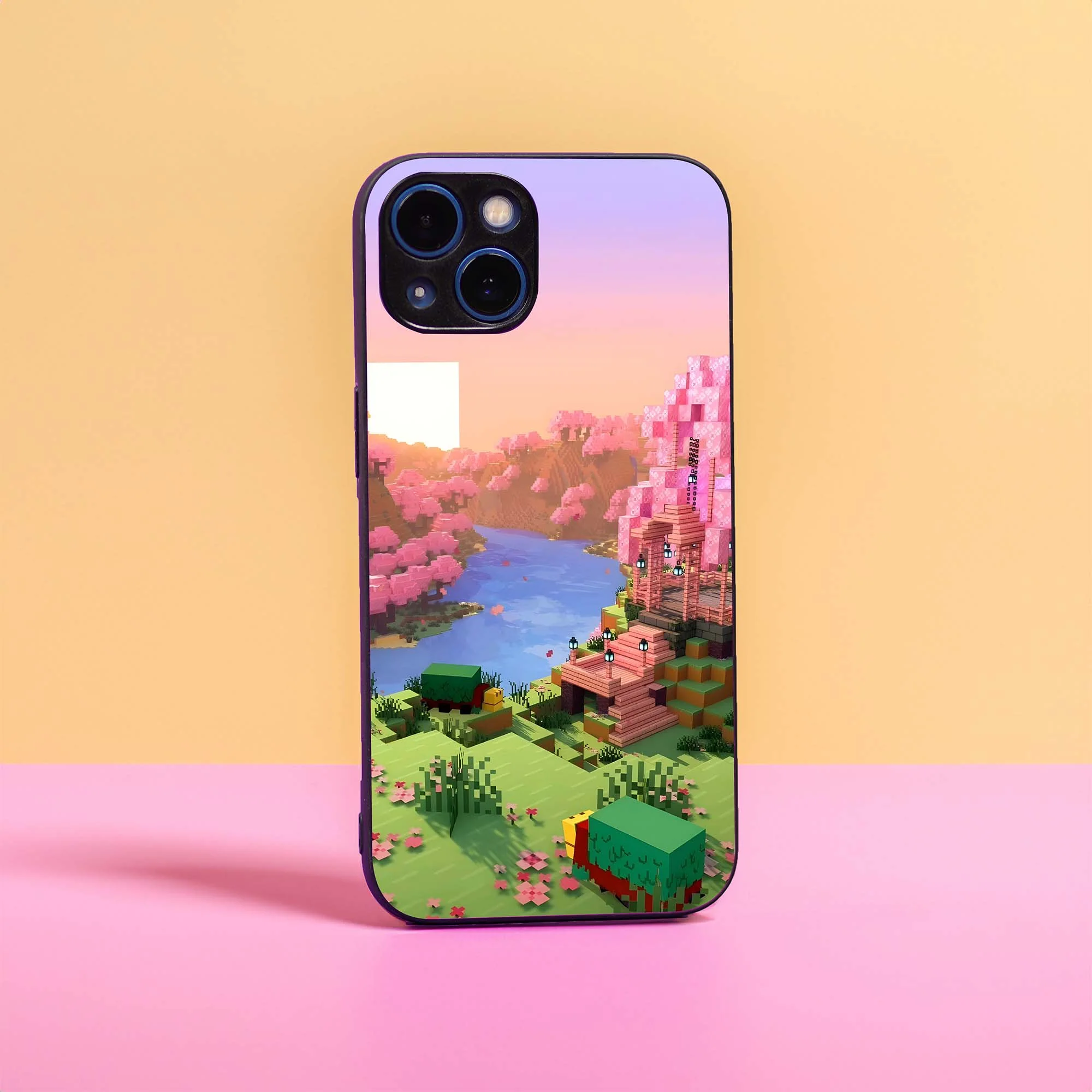 Pink World Glass Case
