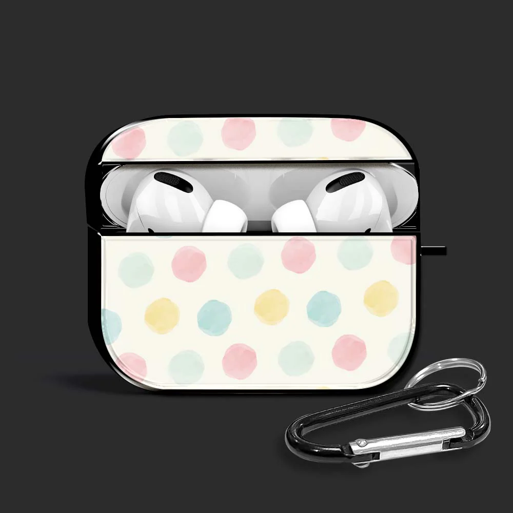 Polka Dots Airpods Glass Case