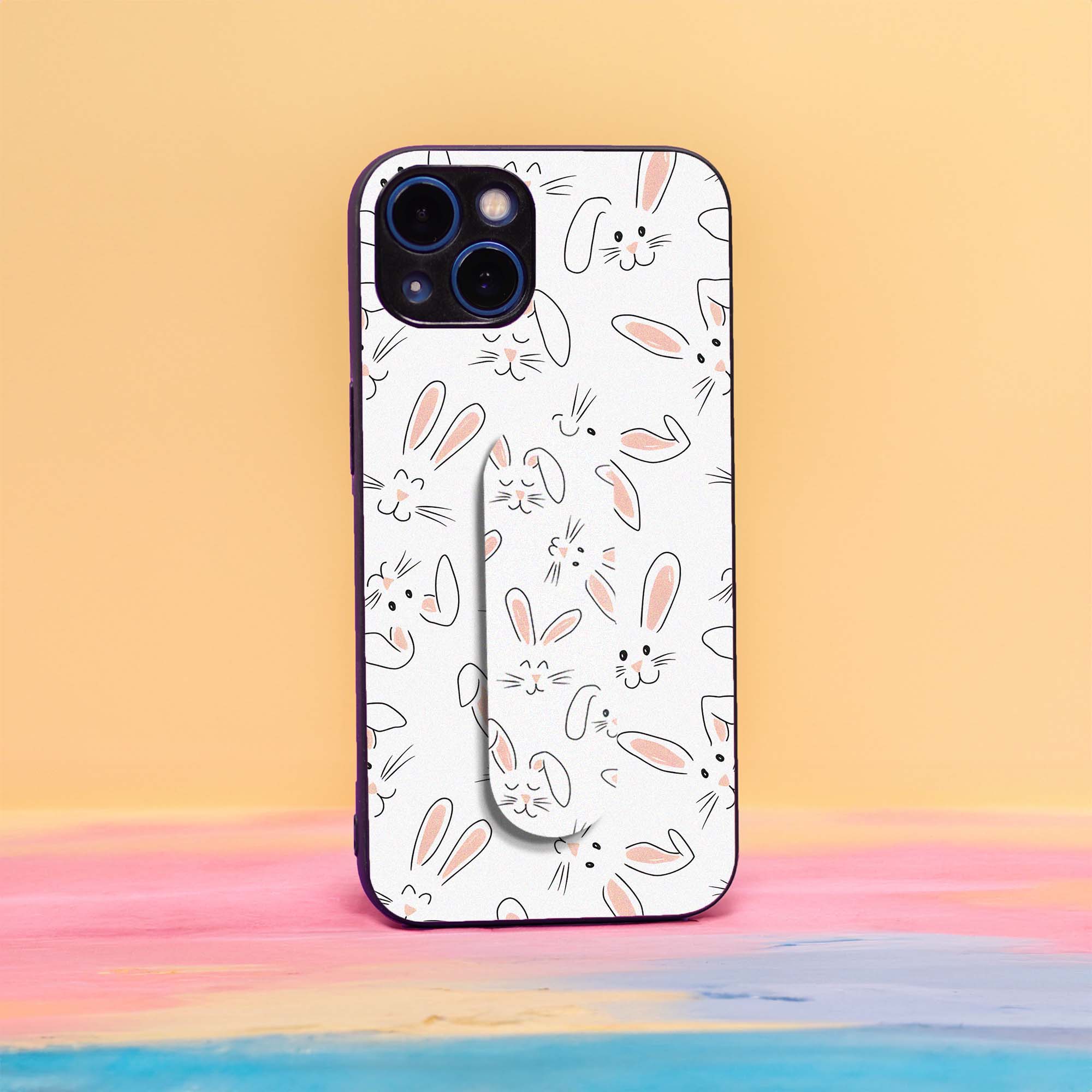 Rabbit Cute Pattern Gripper Combo Case