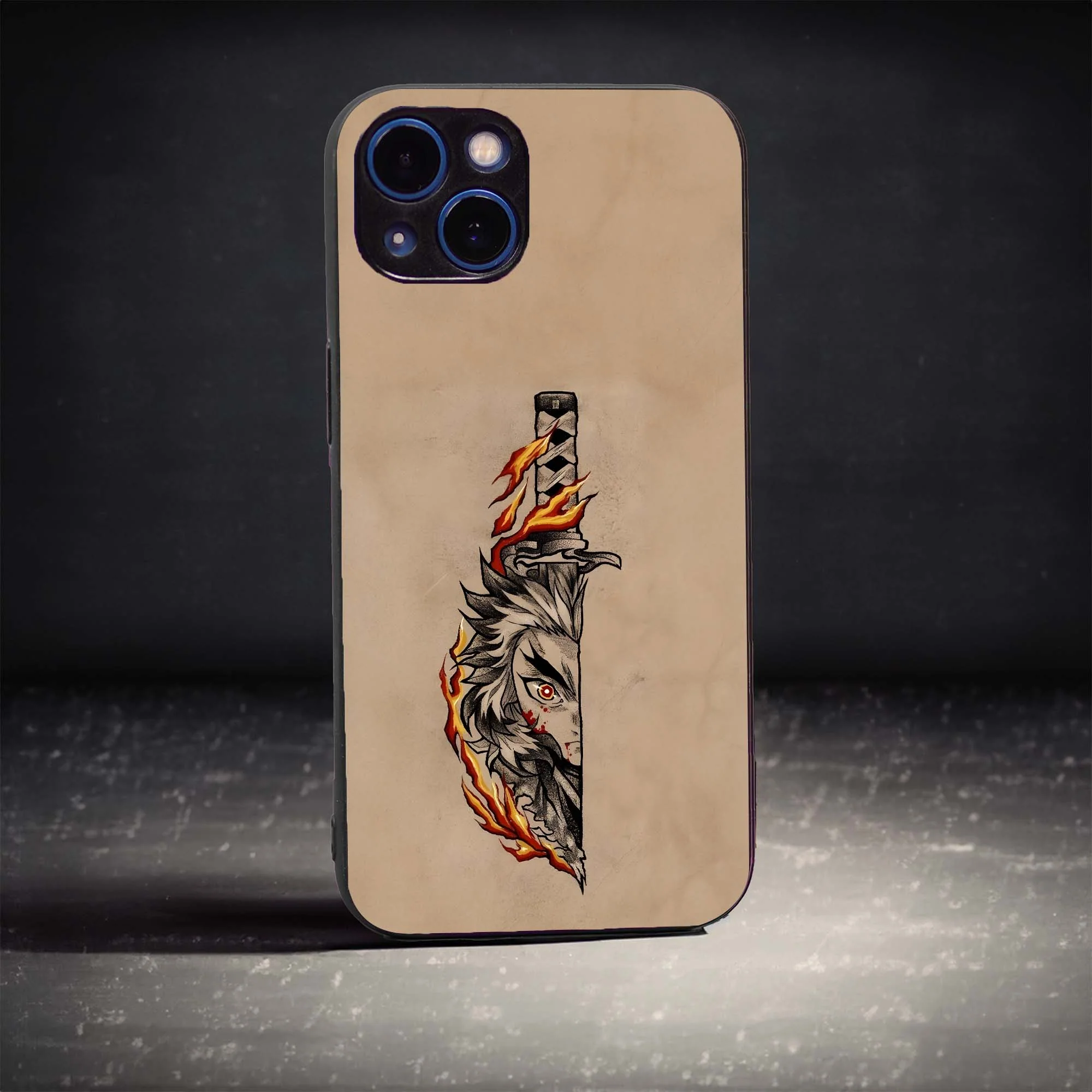 Rengoku Sword Art Glass Case
