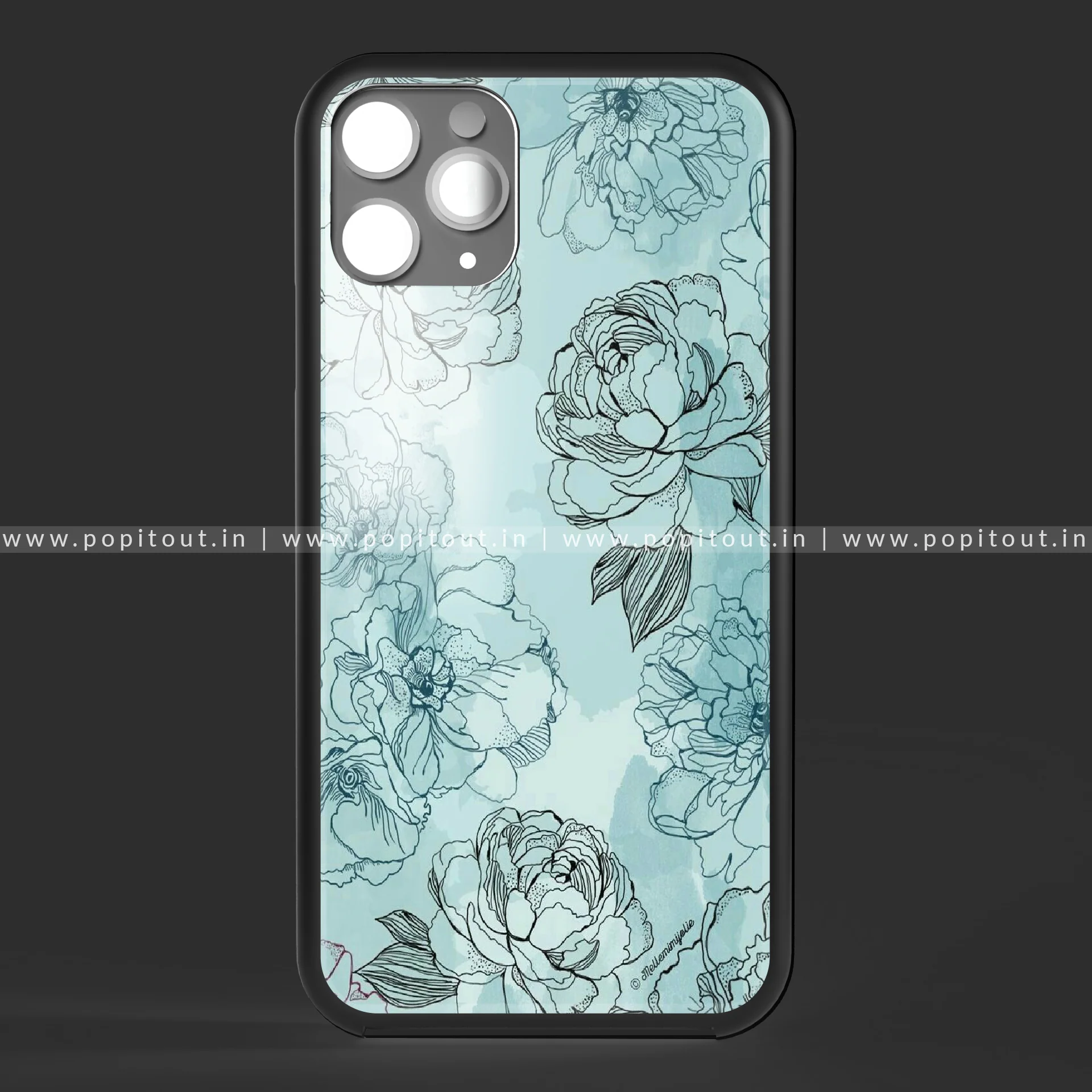 Rose Garden Glass Case