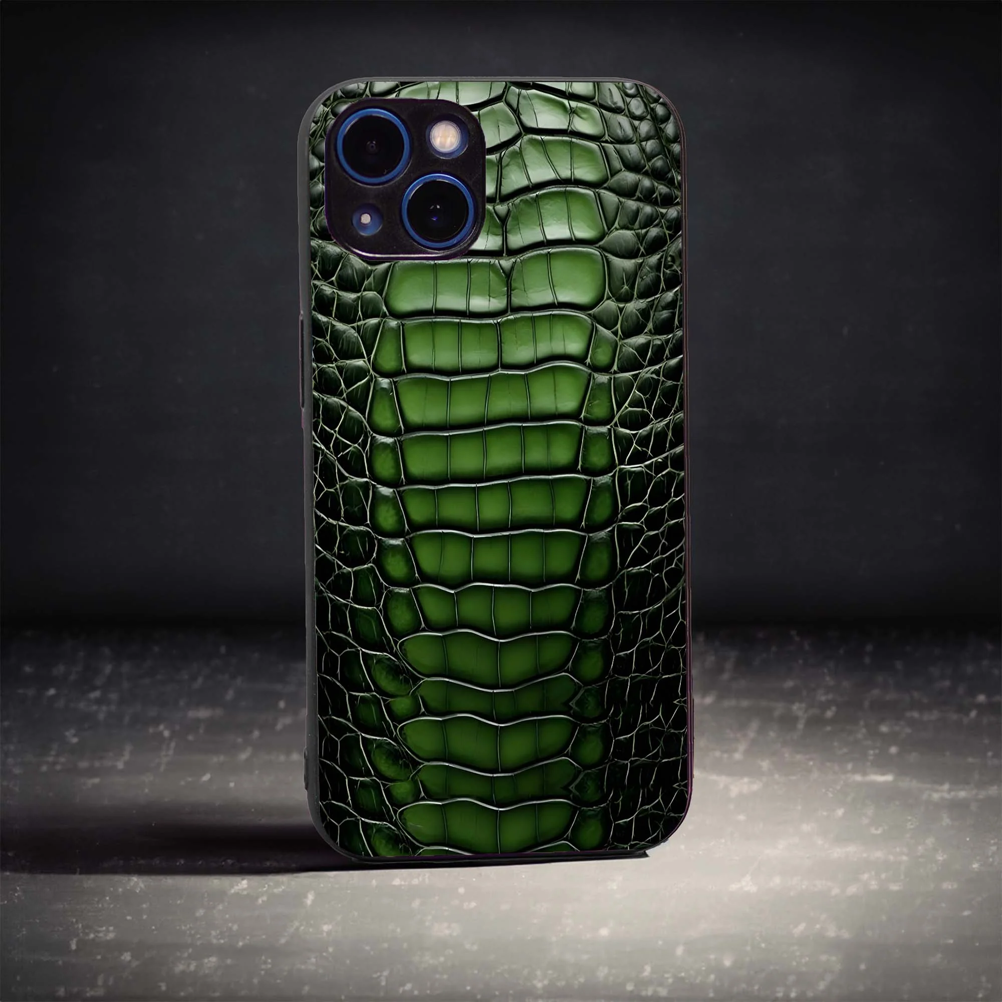 Royal Green Glass Case