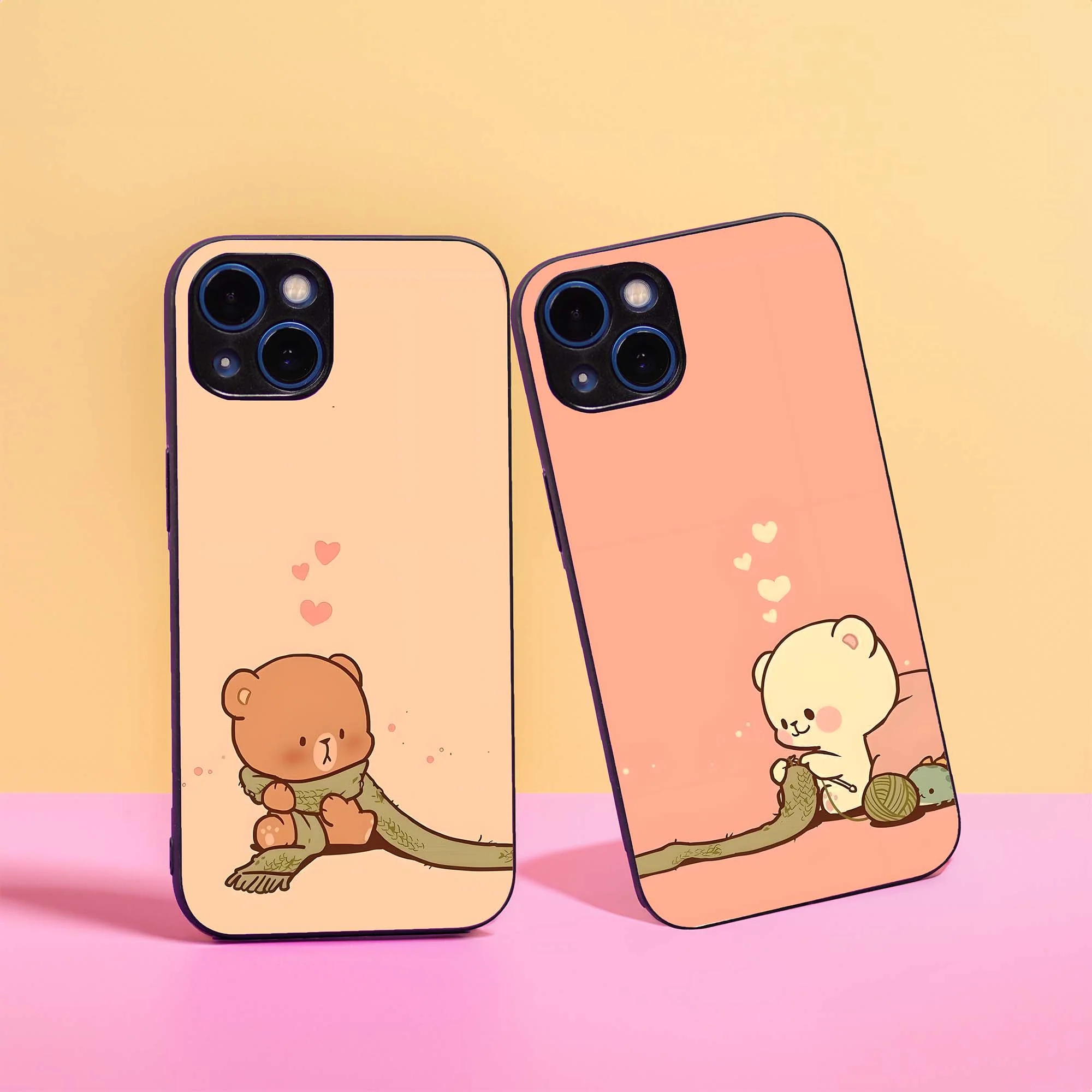 Scarf For You! Couple Glass Case