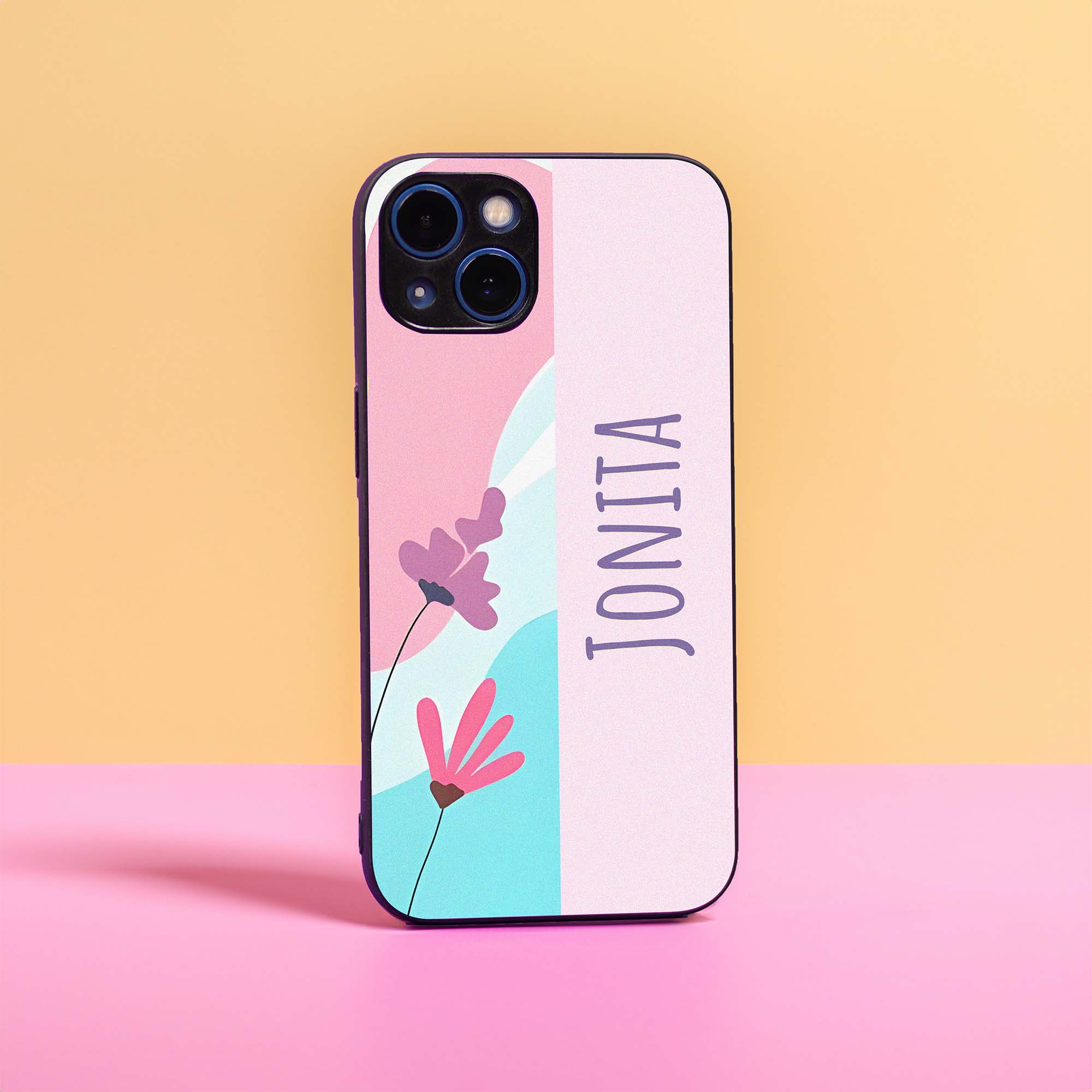 Secret Garden Floral Pattern Name Case