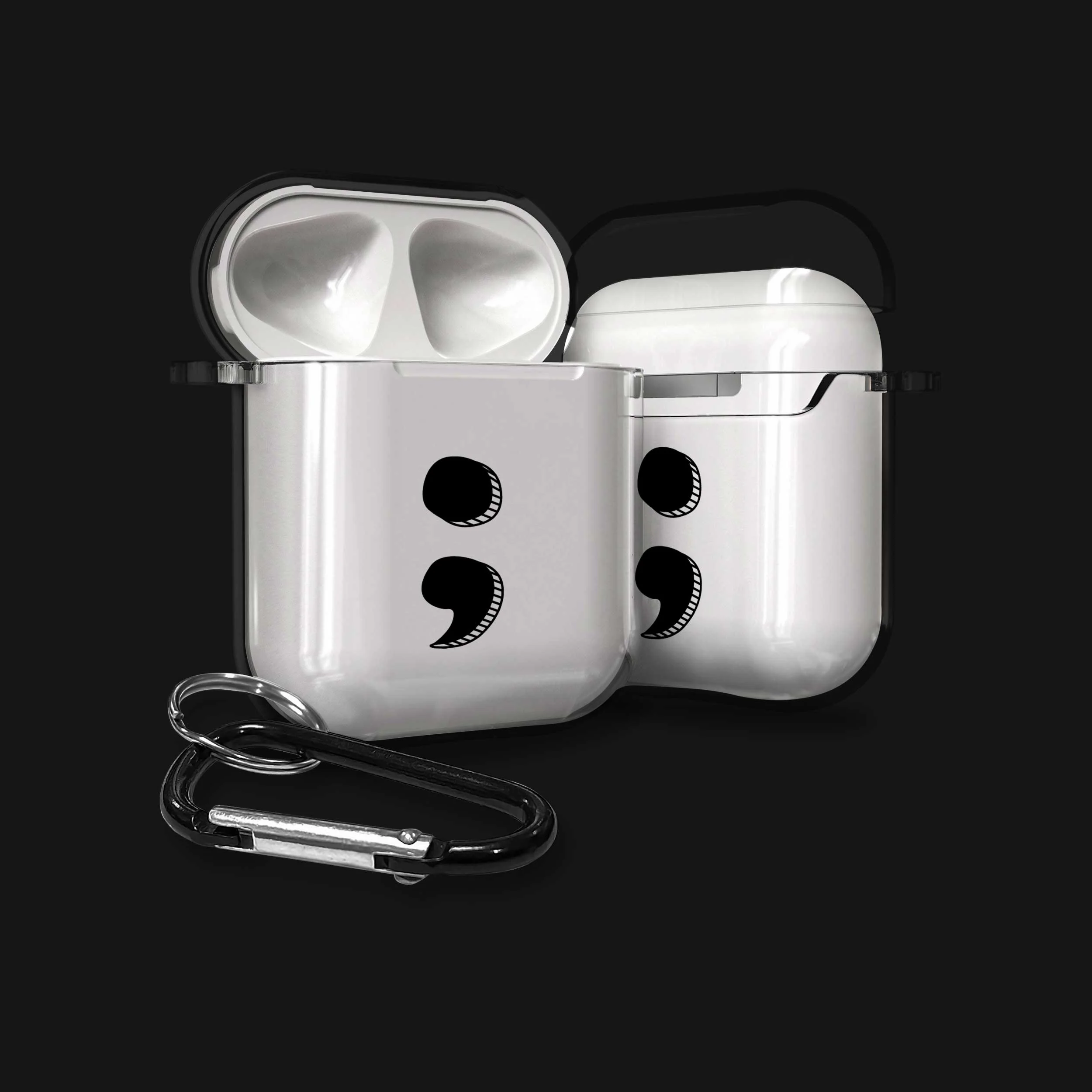 Semicolon; Not End Of The Story Airpods Cases - Image 2