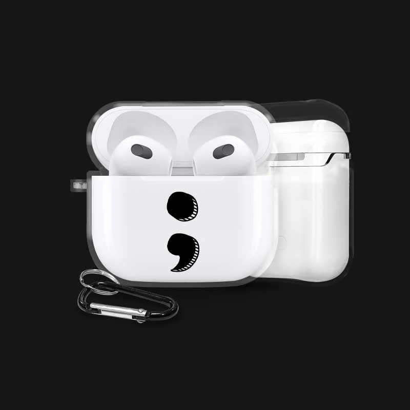 Semicolon; Not End Of The Story Airpods Cases - Image 4