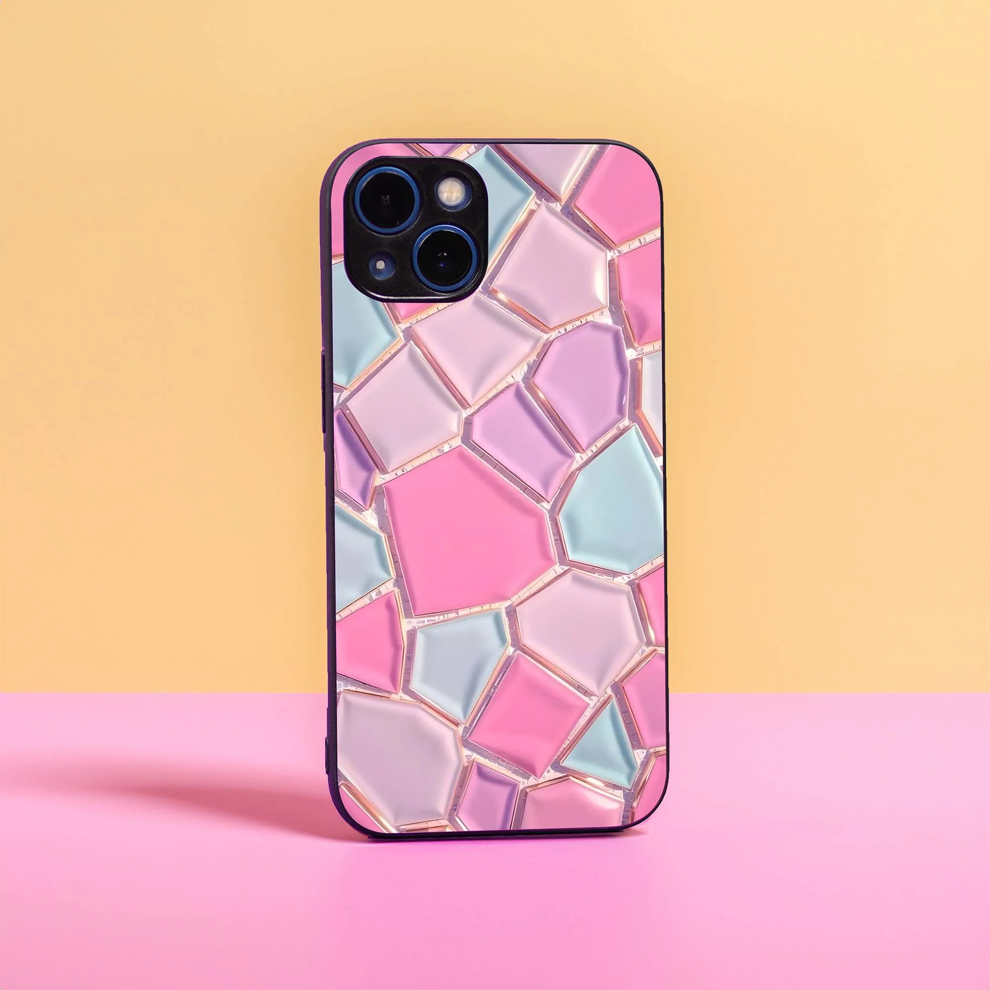 Shattered Glass Marble Glass Case