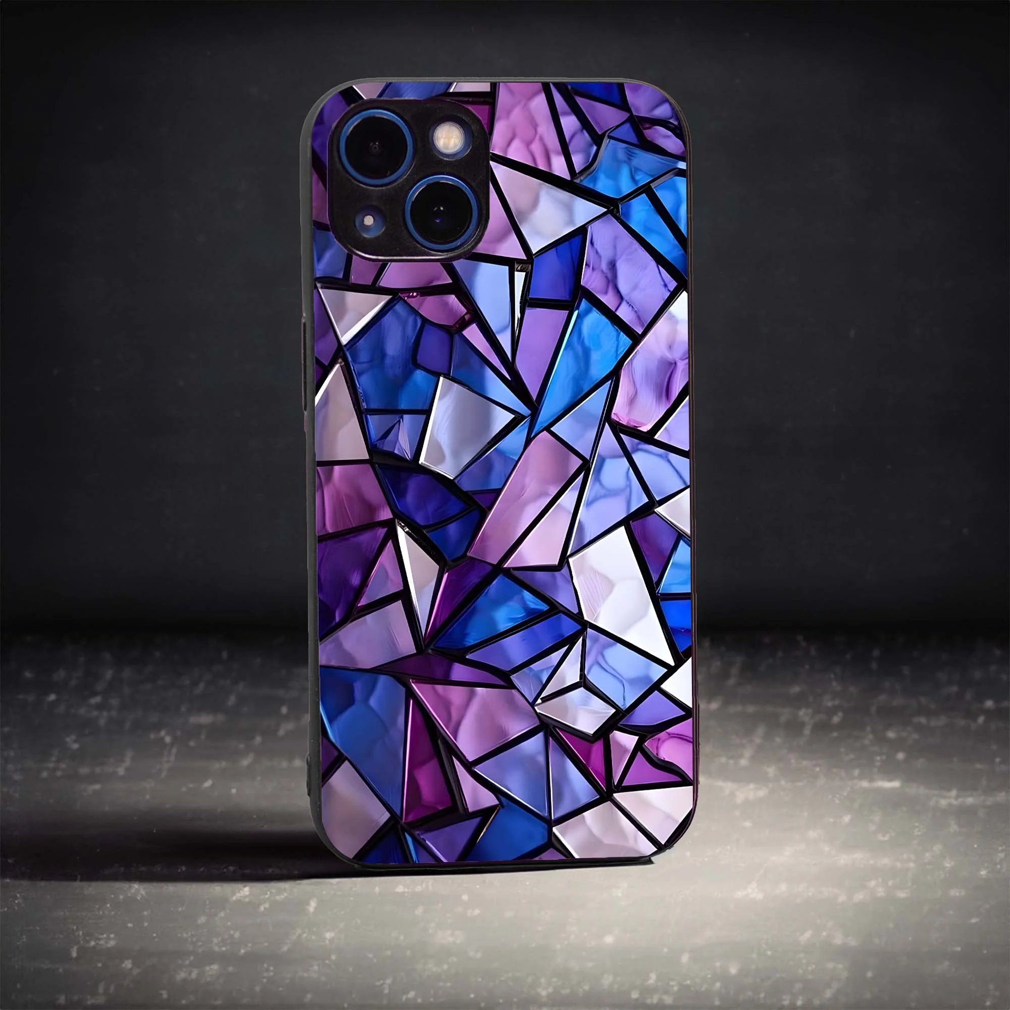 Shattered Grid Glass Case