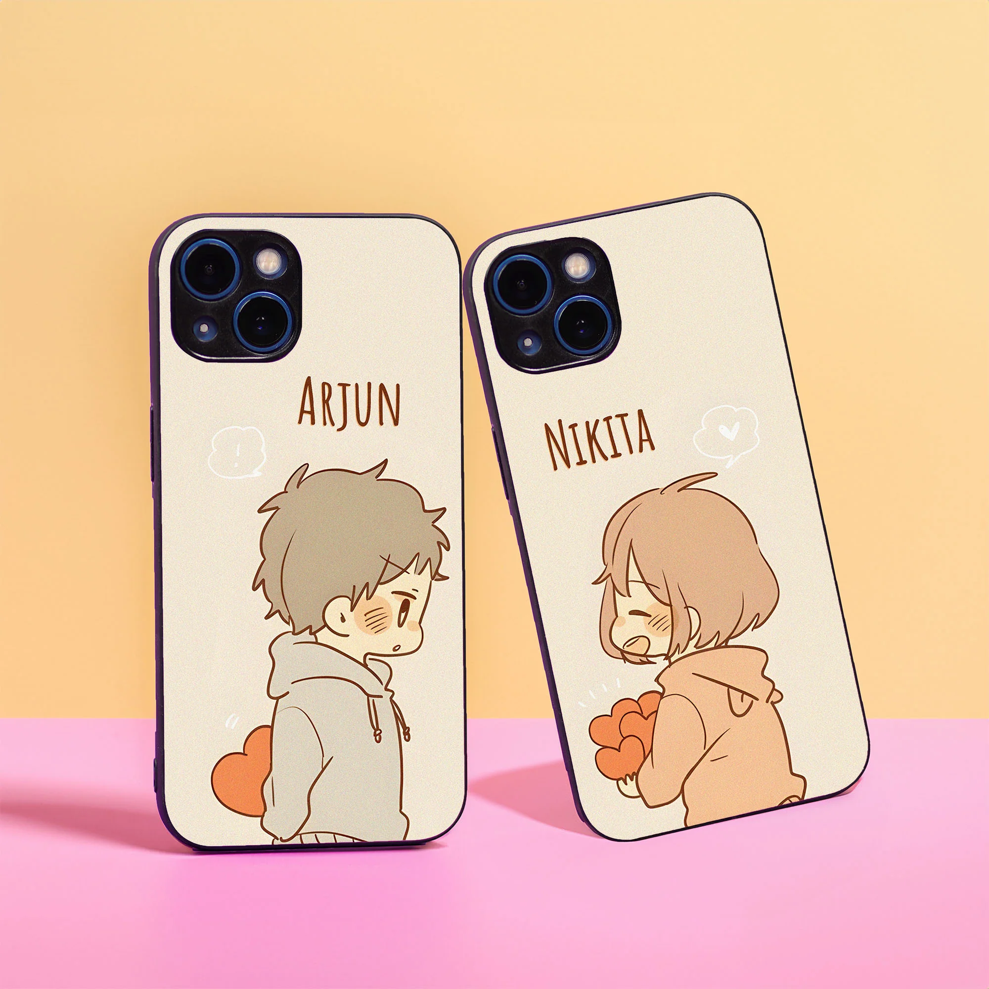 Shy Boy and Expressive Girl Couple Case