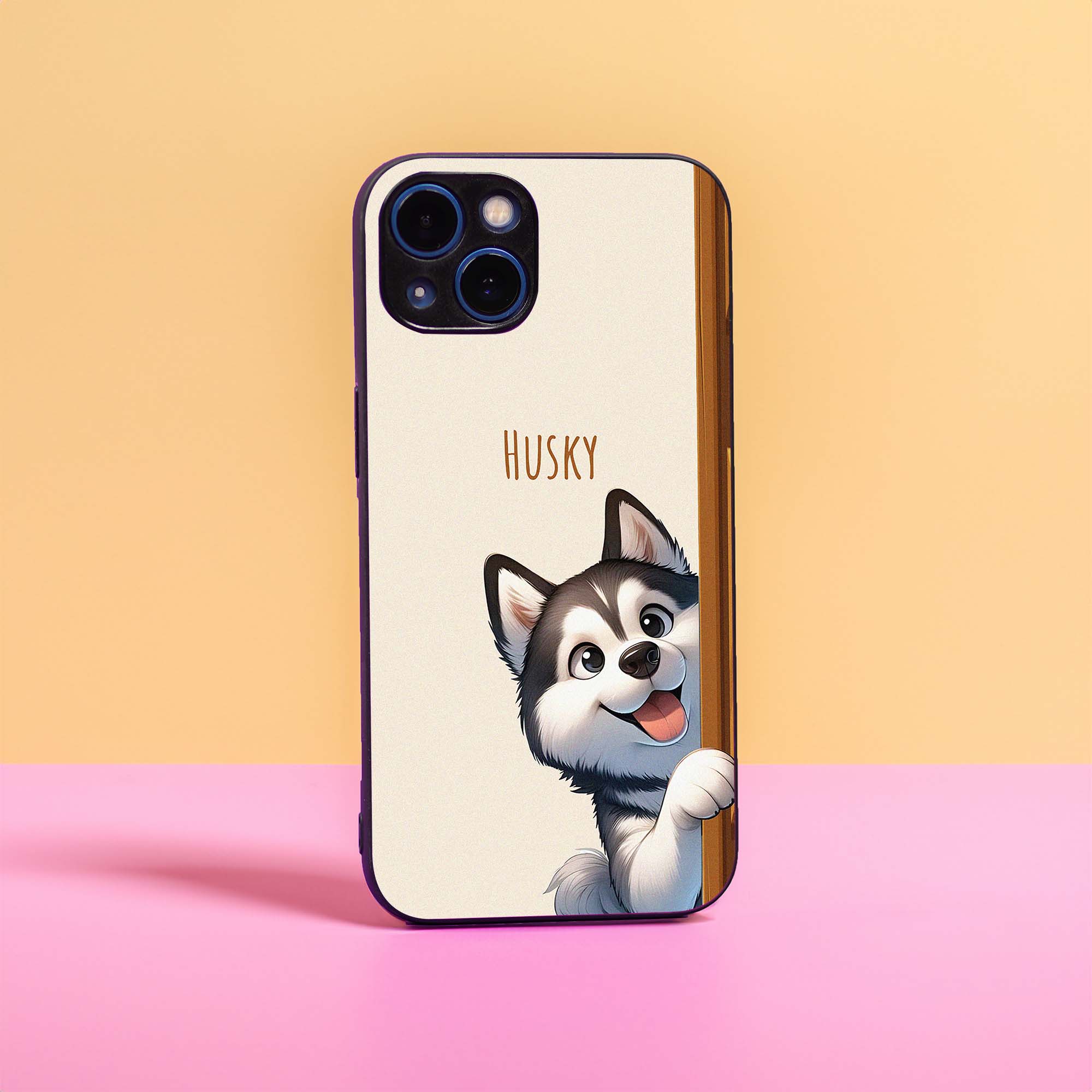 Smiling Husky Name Case
