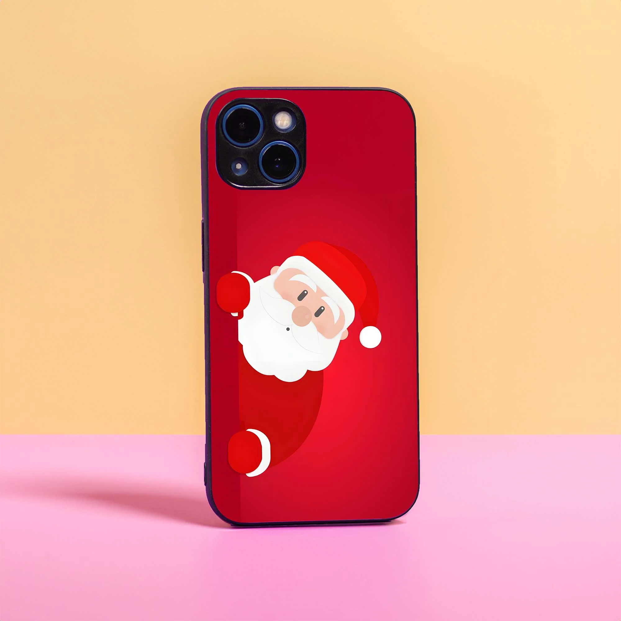 Sneaky Santa Glass Case