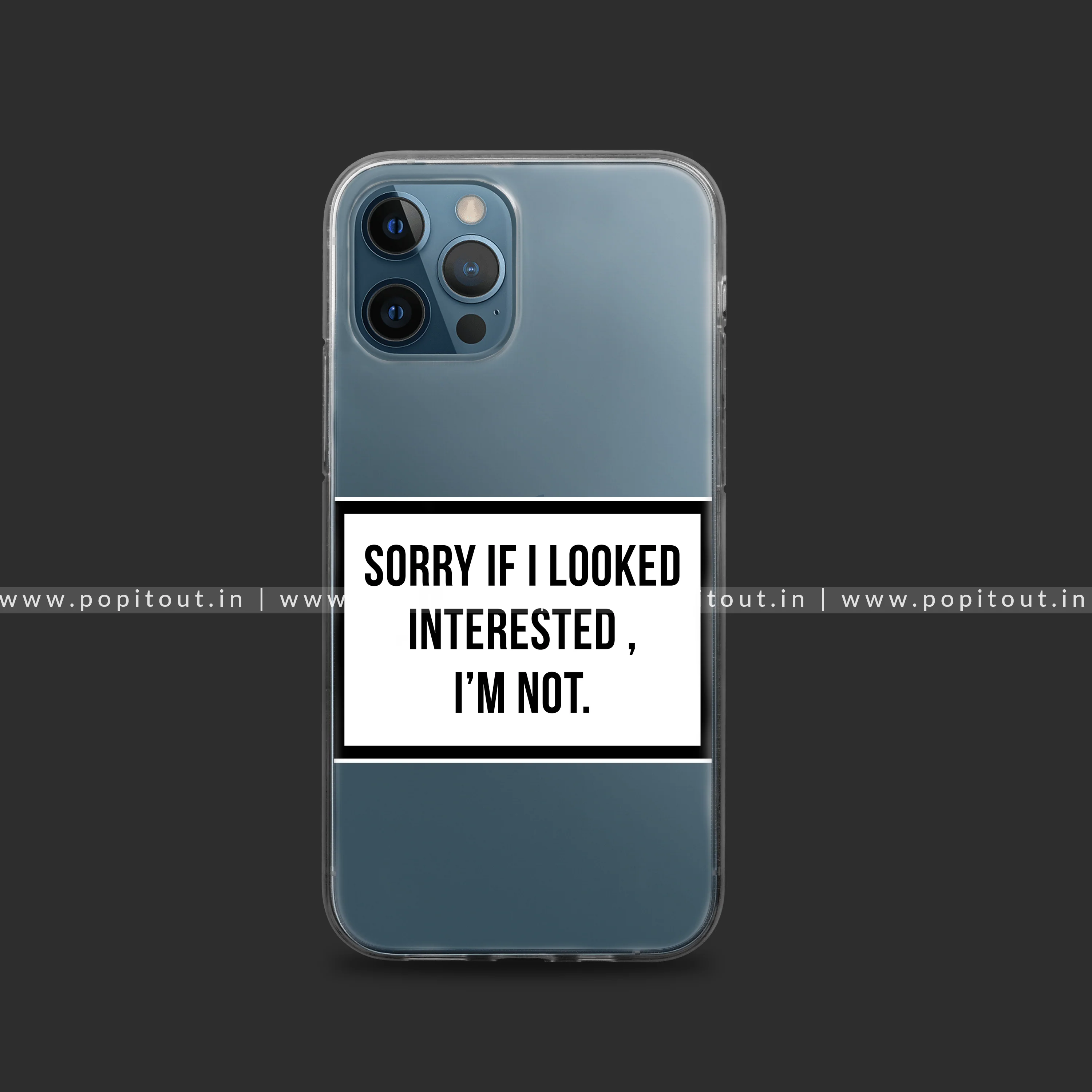 Social Caution Silicon Clear Case - Image 2