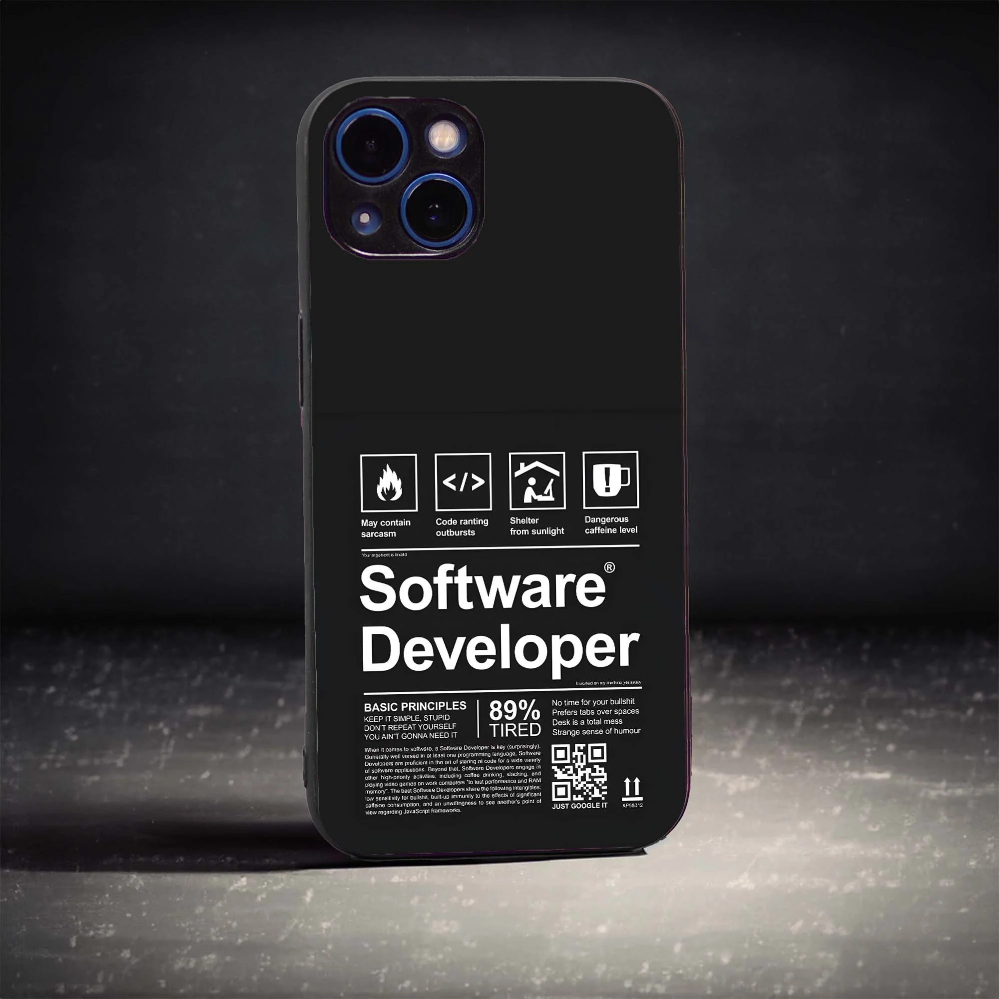 Software Developer Glass Case
