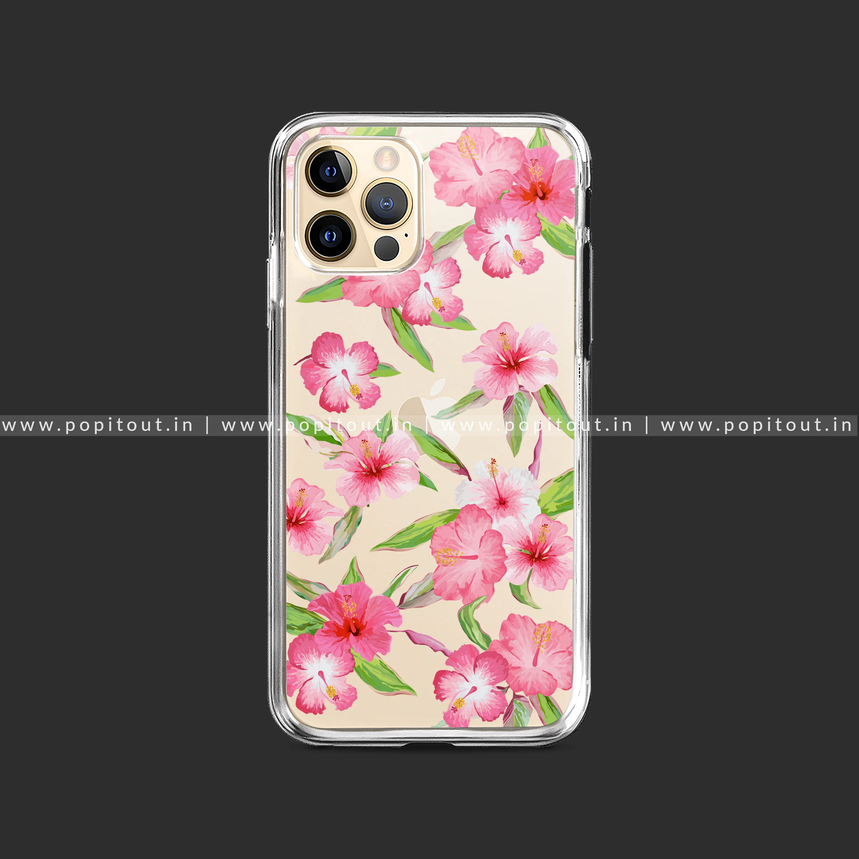 Summer Floral Silicon Clear Case