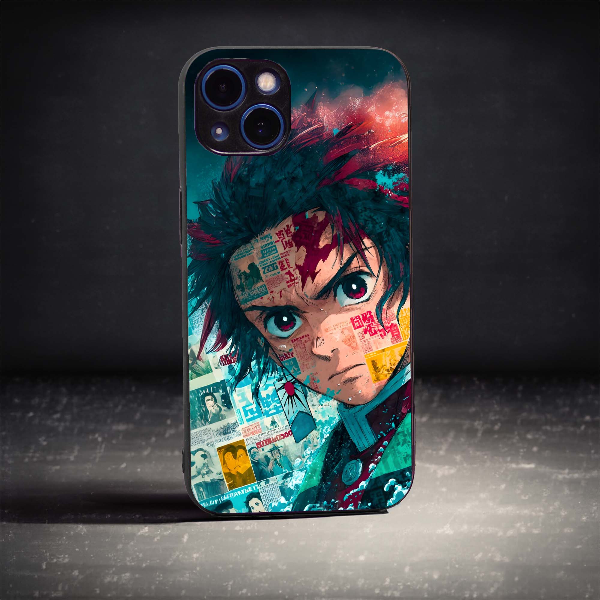 Tanjiro Art Glass Case
