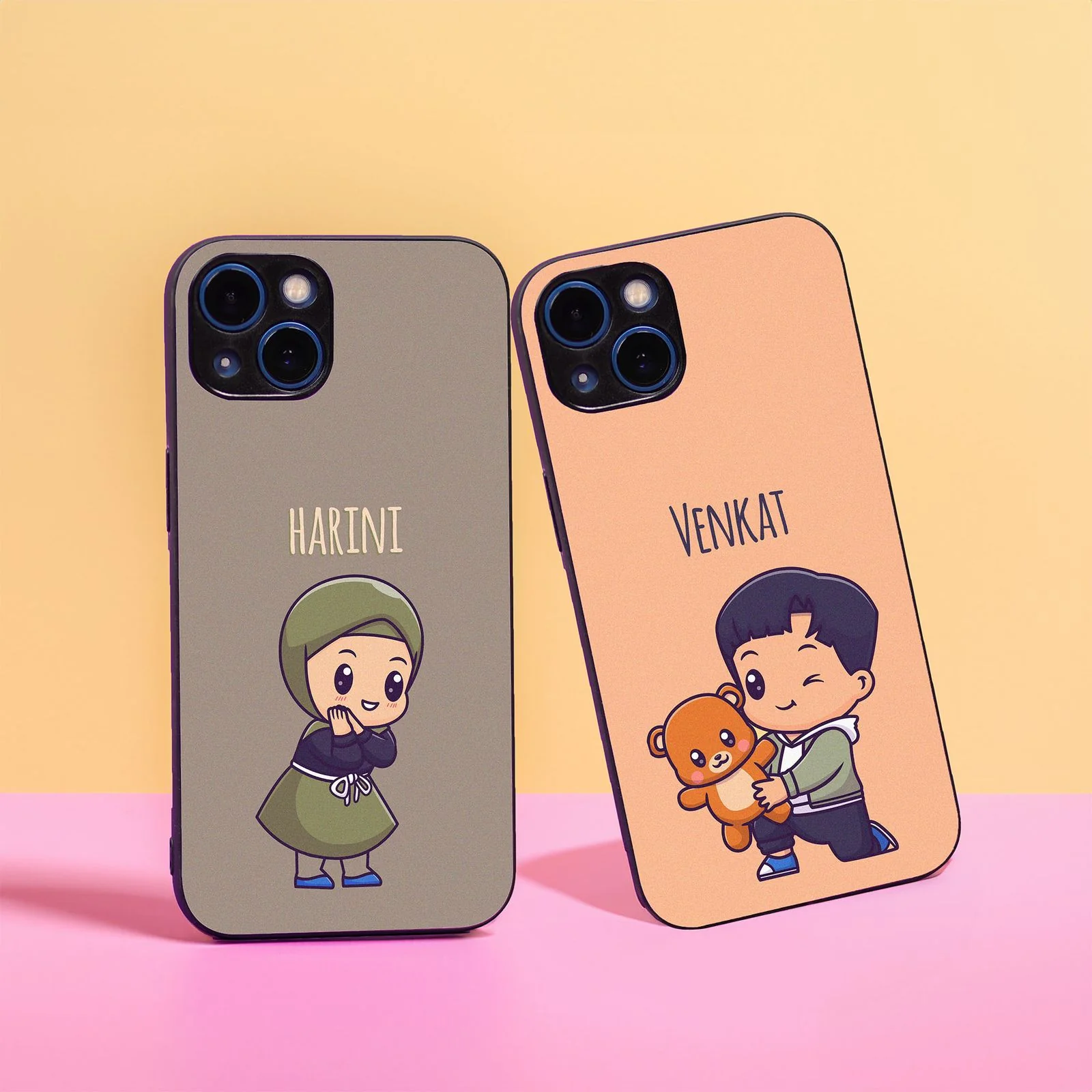 Teddy Love Couple Case