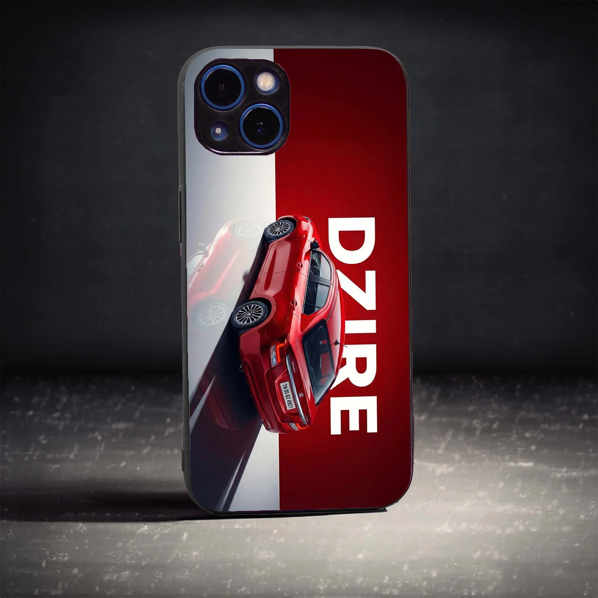 The OG Dzire Back angle Glass Case