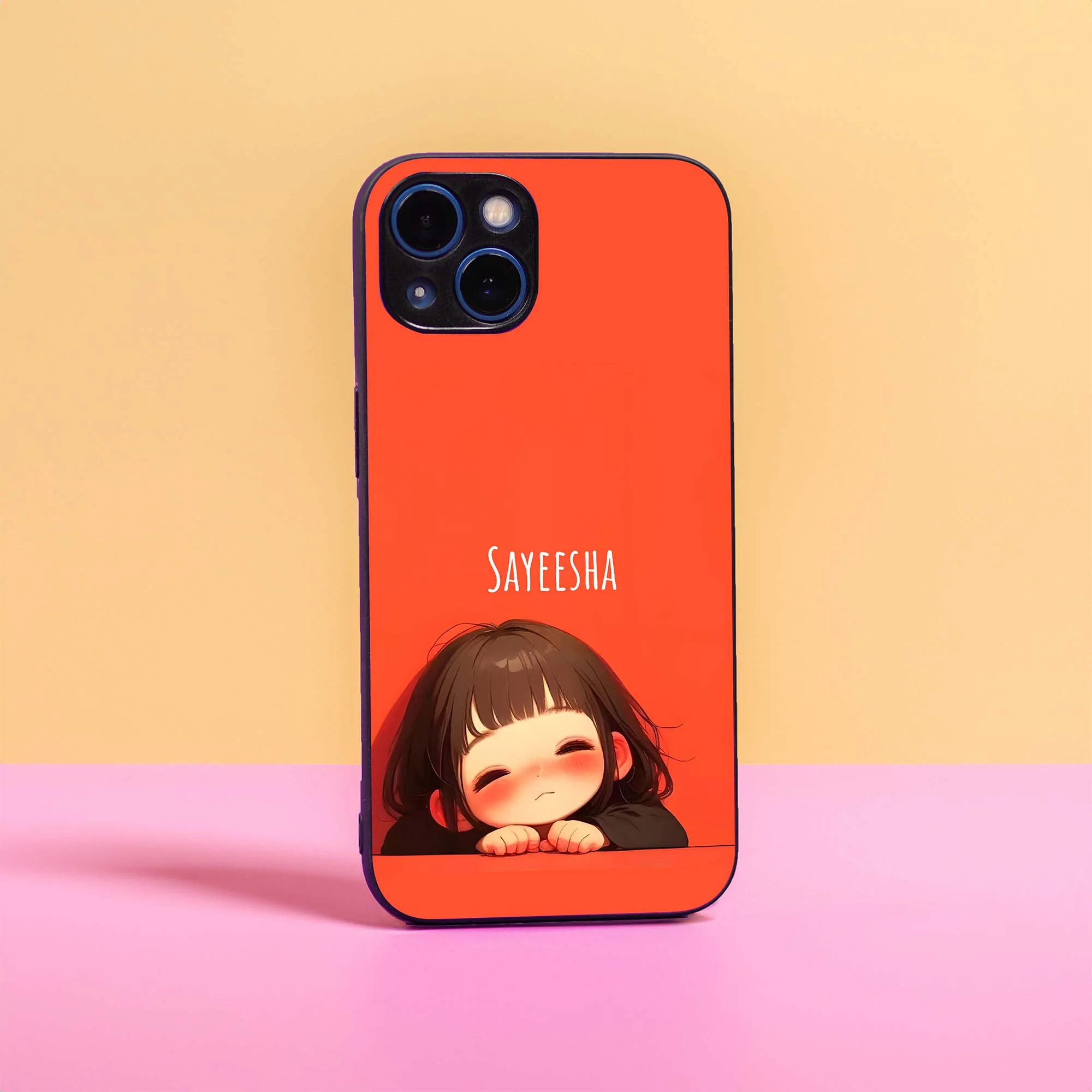 Thinking About You Name Glass Case